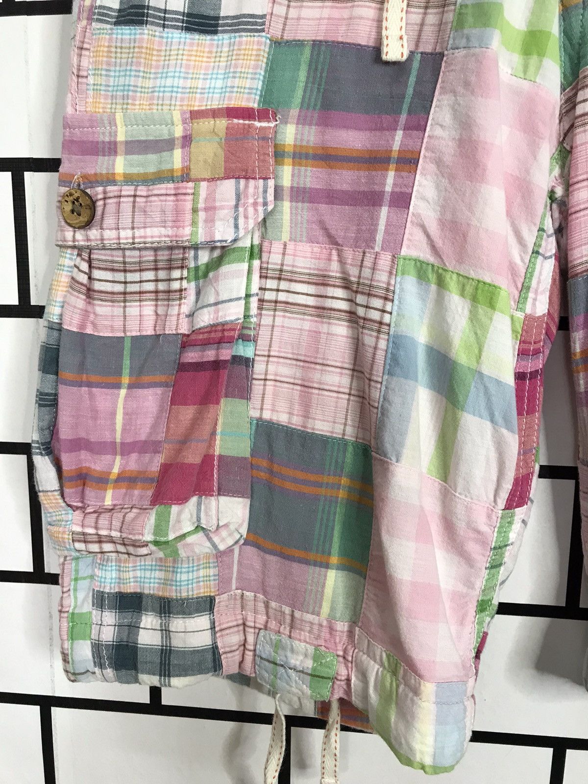 Designer × Japanese Brand Point Loma Japan Reconstructed Patchwork Cargo Shorts Pants Size US 32 / EU 48 - 5 Thumbnail