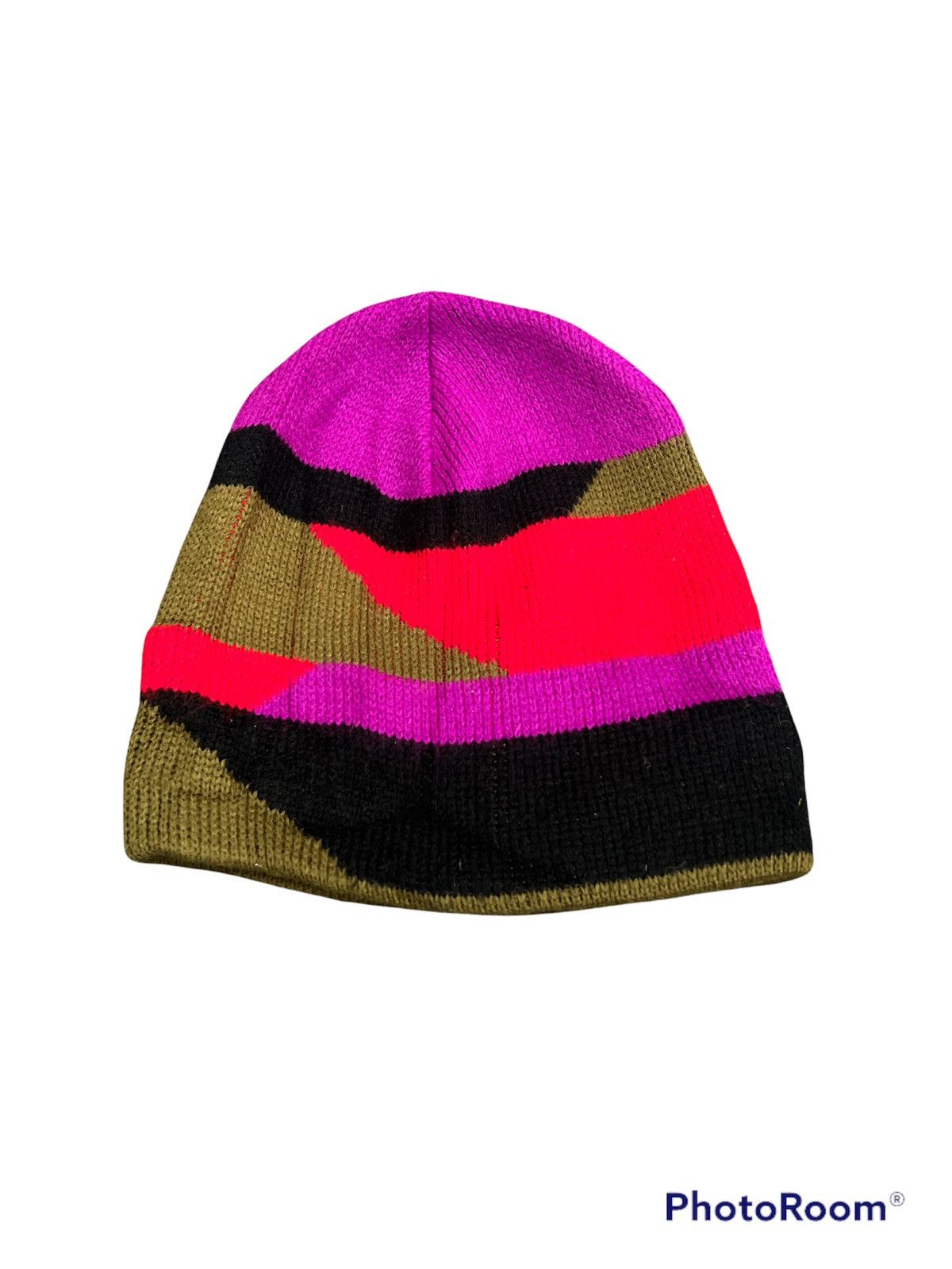 Cross Colours × Vintage Super Sick🔥RARE🔥Vintage Clour Block Beanie Hat Size ONE SIZE - 1 Thumbnail