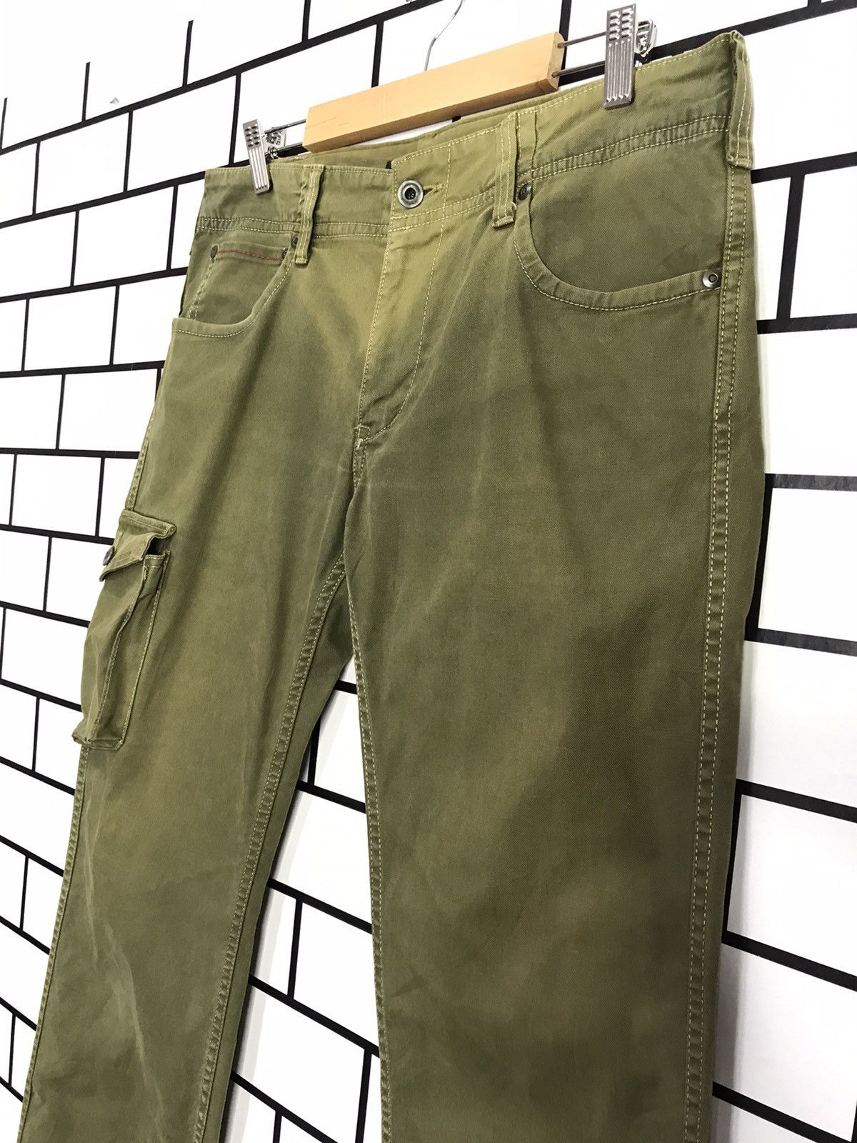 Japanese Brand × Johnbull Vintage Johnbull Japan Cargo Casual Work Wear Slim fit Pants Size US 32 / EU 48 - 7 Thumbnail