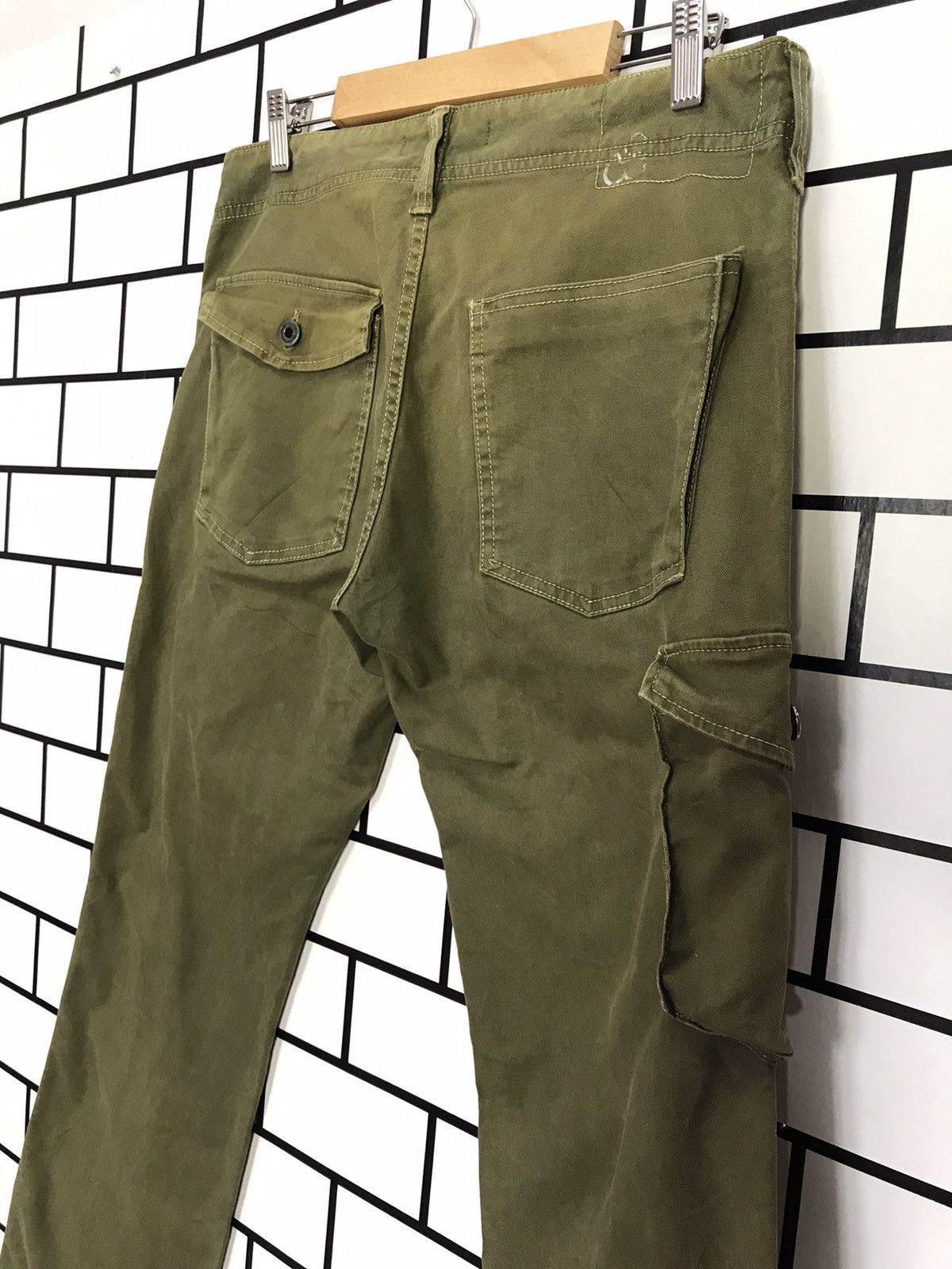 Japanese Brand × Johnbull Vintage Johnbull Japan Cargo Casual Work Wear Slim fit Pants Size US 32 / EU 48 - 12 Thumbnail