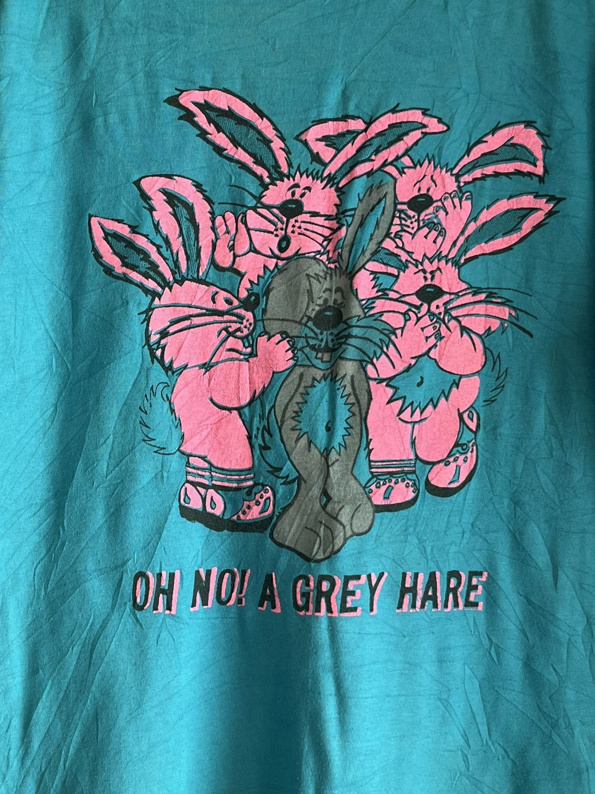 Vintage Grey hare ft78 Size US L / EU 52-54 / 3 - 2 Thumbnail