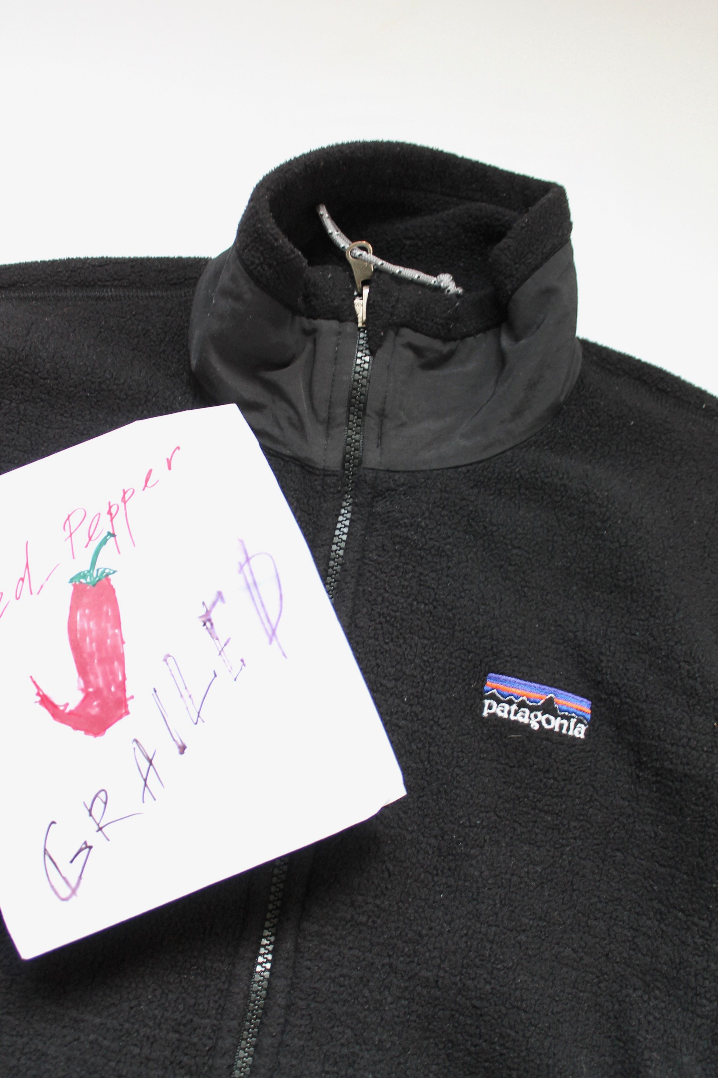 Patagonia × Vintage 02' Patagonia R Regulator Fleece Jacket Zip women's Black Size ONE SIZE - 7 Thumbnail