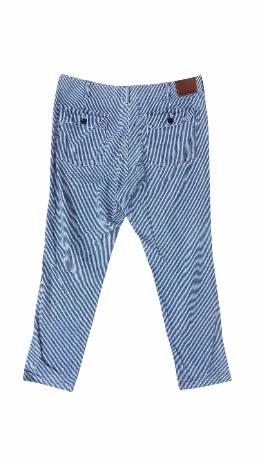 Designer Point Sur Denim Hickory Cafe Racer Workwear Trouser Pants Size US 38 / EU 54 - 2 Thumbnail