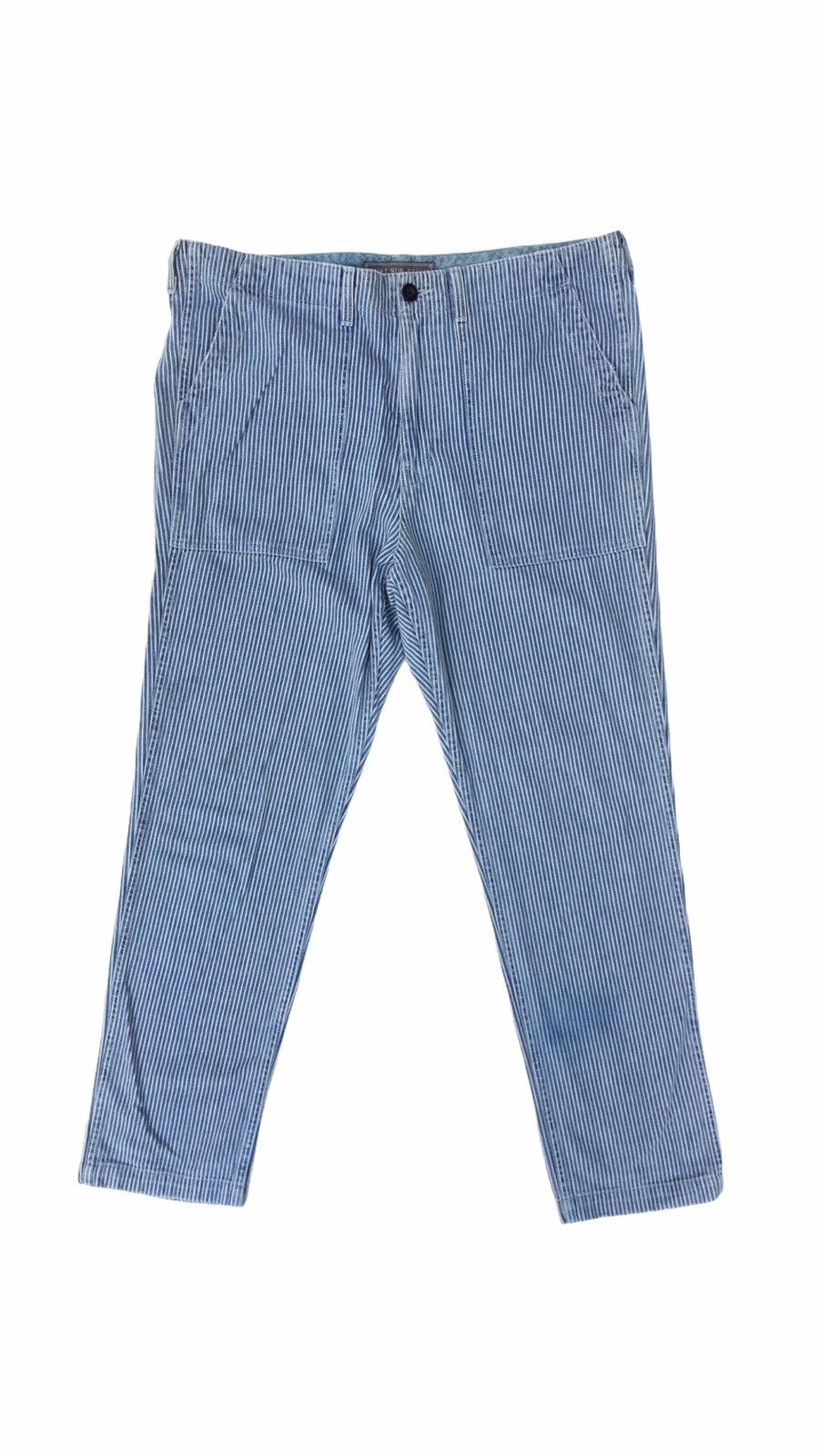 Designer Point Sur Denim Hickory Cafe Racer Workwear Trouser Pants Size US 38 / EU 54 - 1 Thumbnail