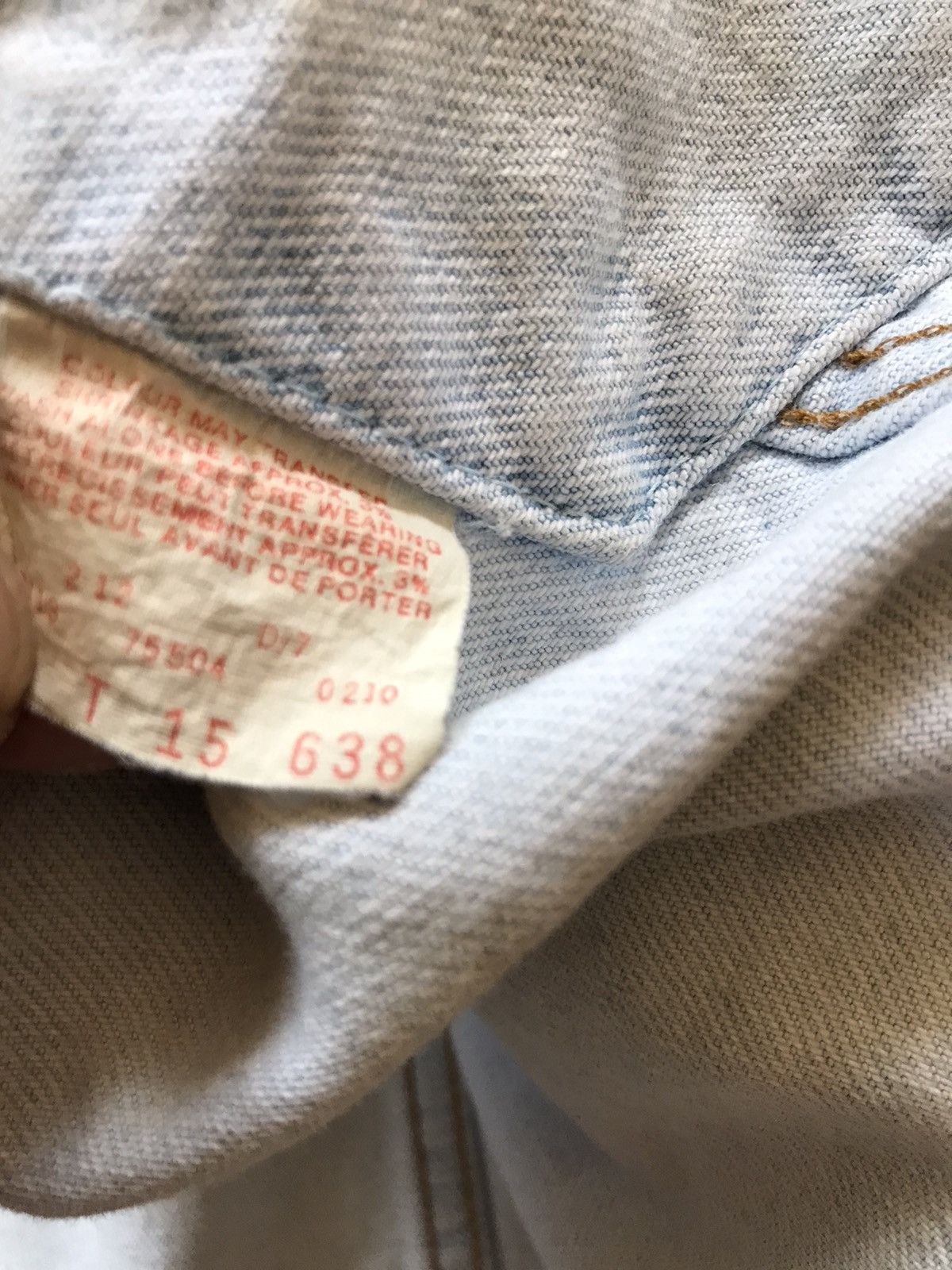 Japanese Brand × Levi's × Vintage Levi’s custom vintage denim jacket medium large Size US M / EU 48-50 / 2 - 5 Thumbnail