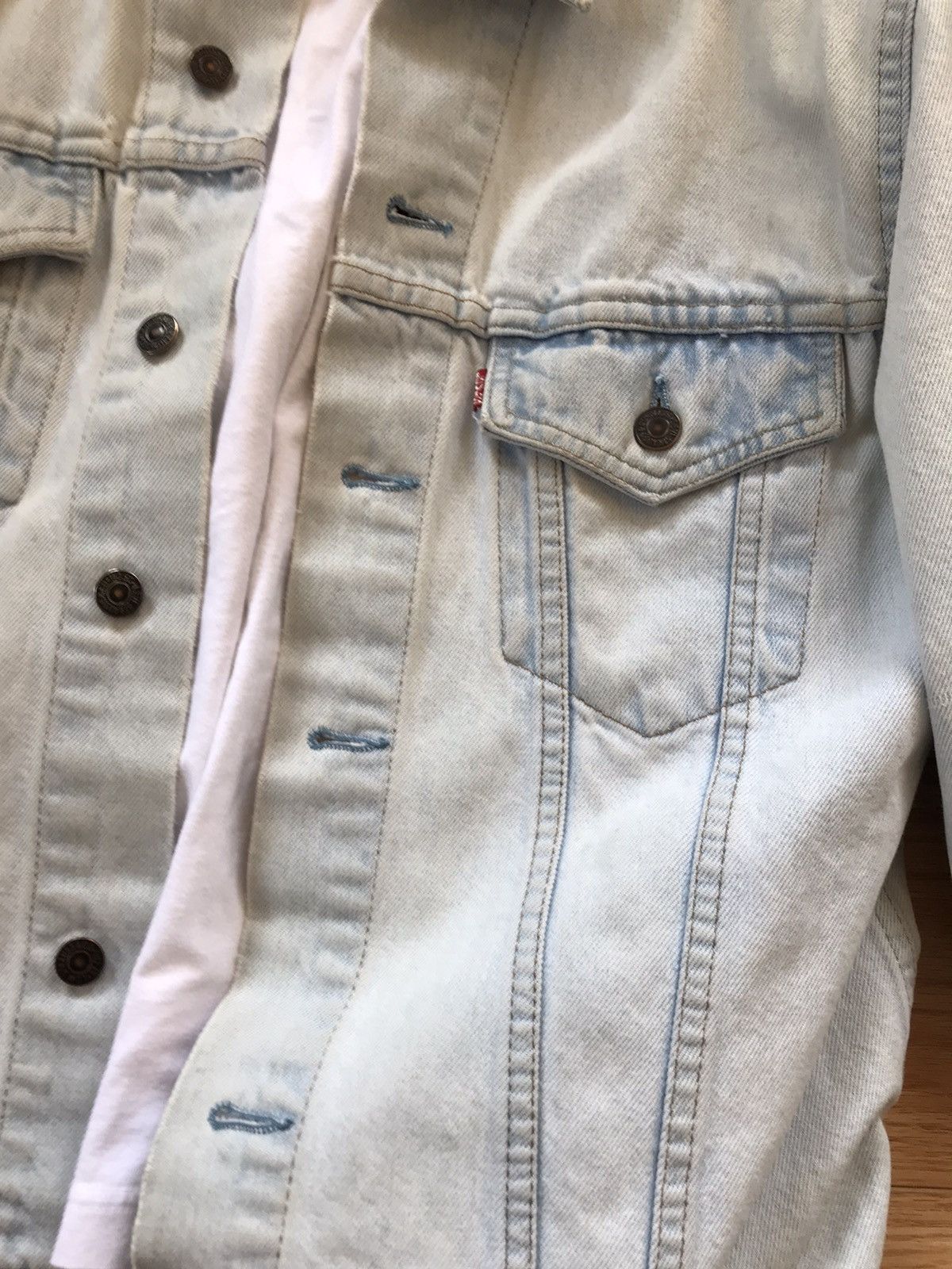 Japanese Brand × Levi's × Vintage Levi’s custom vintage denim jacket medium large Size US M / EU 48-50 / 2 - 2 Thumbnail