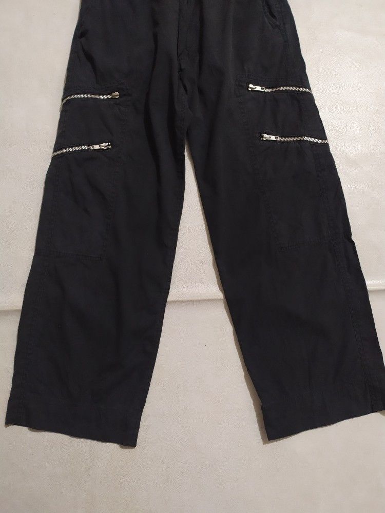 Japanese Brand 🔥Japan Brand Amore Puro Cargo zipper Pants punk bondage Size US 29 - 2 Thumbnail