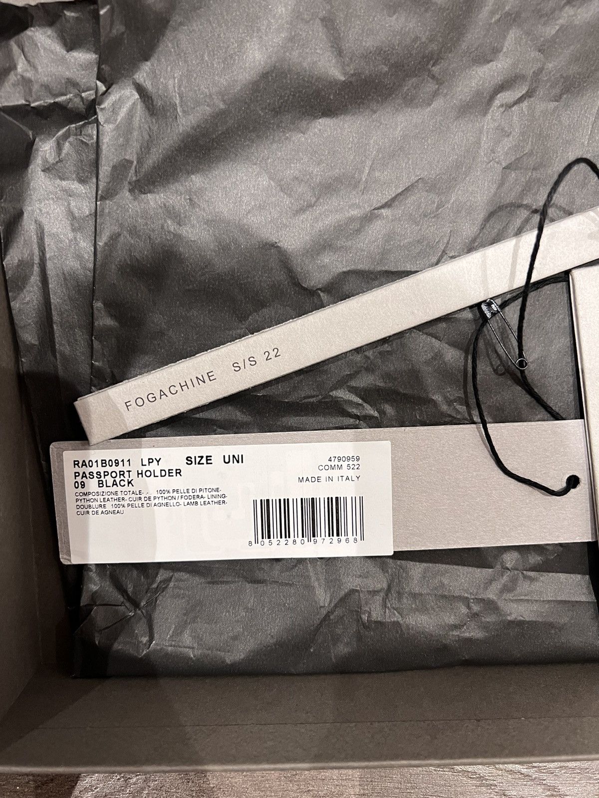 Rick Owens Rick Owens Passport Holder Size ONE SIZE - 10 Thumbnail