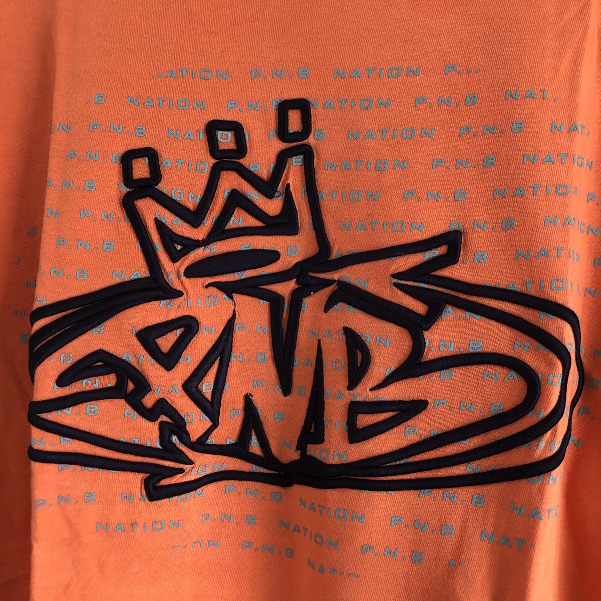 Rap Tees × Vintage Vintage 90s PNB NATION t-shirt Size US XXL / EU 58 / 5 - 2 Thumbnail