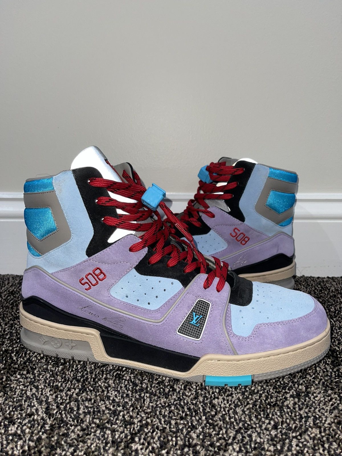 Louis Vuitton Louis Vuitton x Virgil Trainer 508 Sneaker Boot 2020 1A7R0R Size US 8.5 / EU 41-42 - 2 Thumbnail