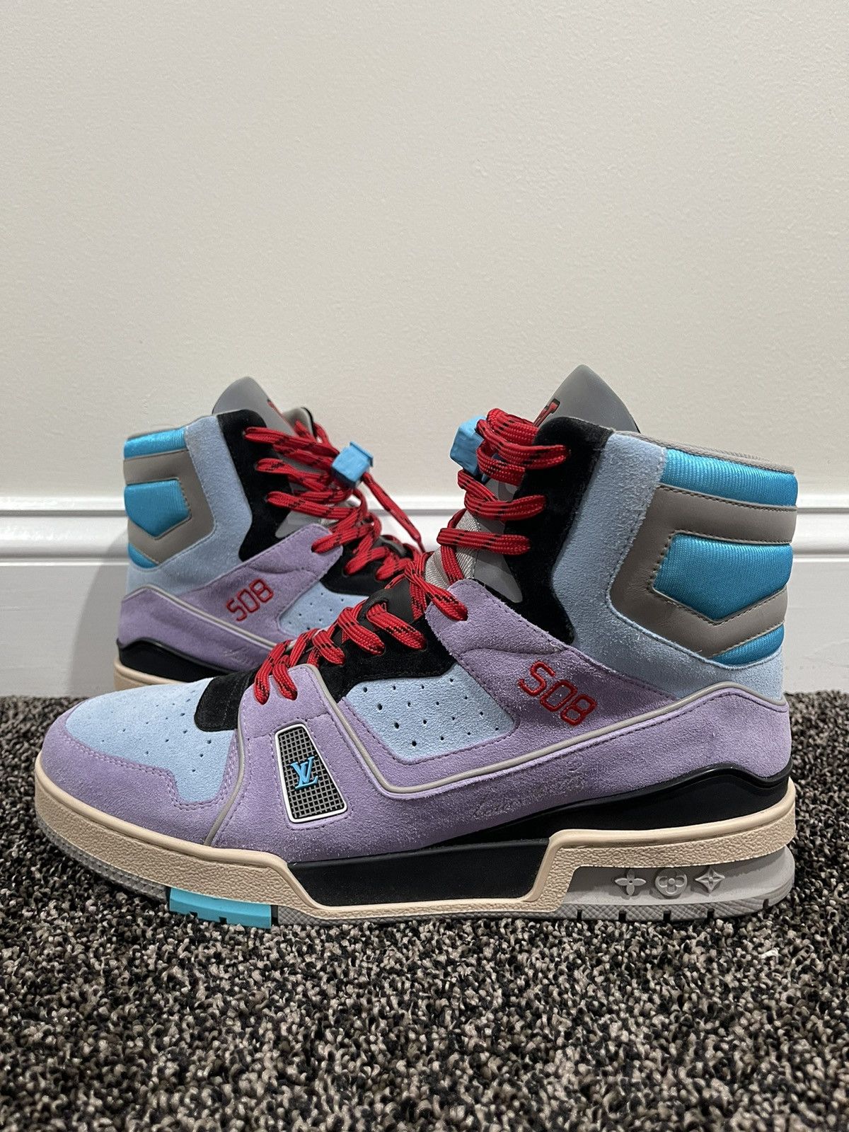 Louis Vuitton Louis Vuitton x Virgil Trainer 508 Sneaker Boot 2020 1A7R0R Size US 8.5 / EU 41-42 - 3 Thumbnail