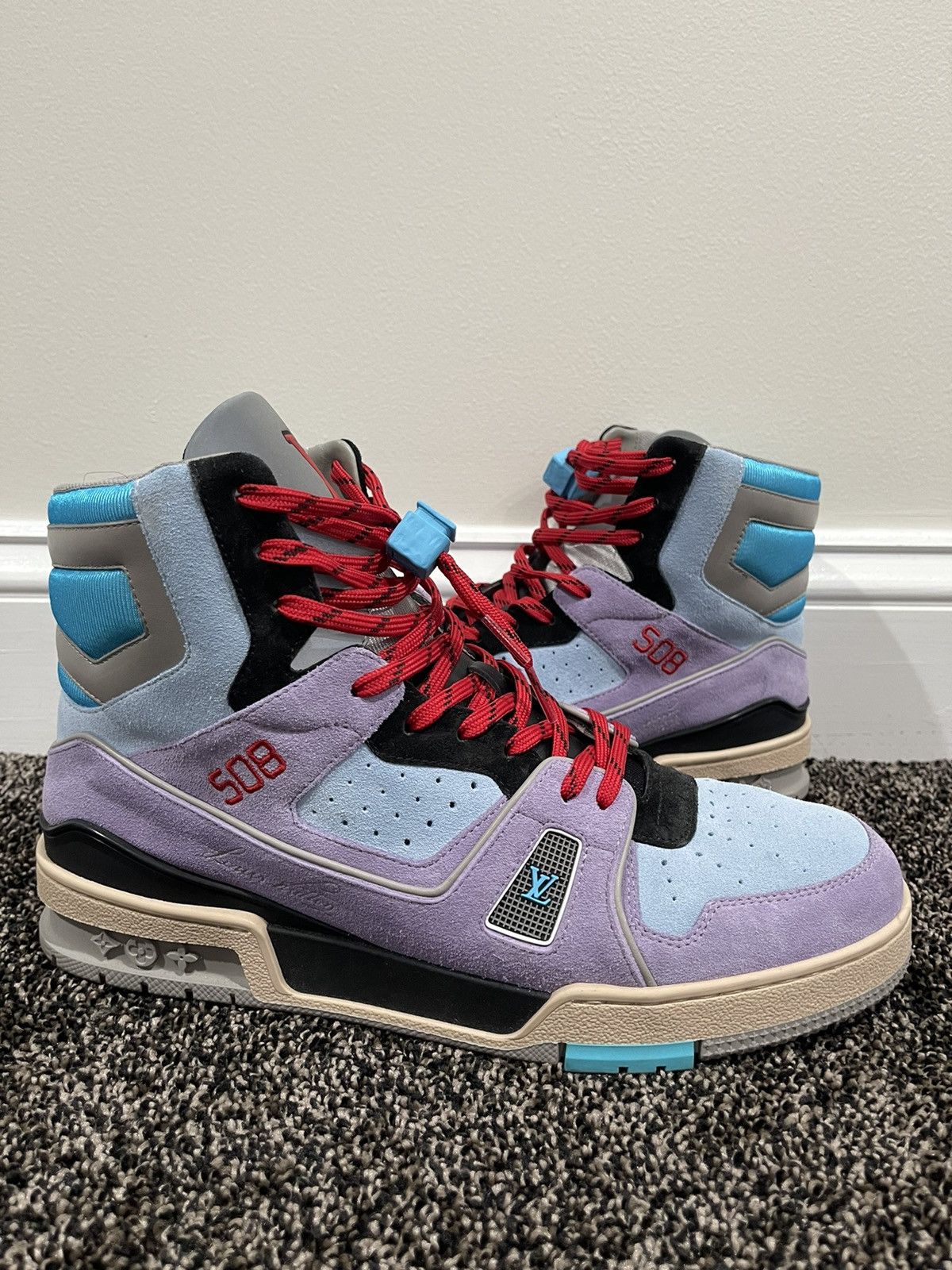 Louis Vuitton Louis Vuitton x Virgil Trainer 508 Sneaker Boot 2020 1A7R0R Size US 8.5 / EU 41-42 - 1 Thumbnail