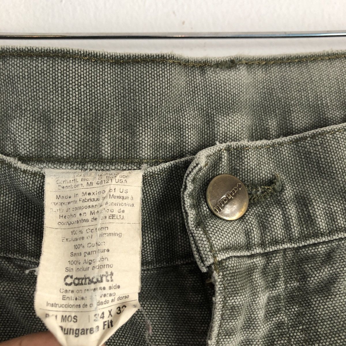Carhartt × Carhartt Wip × Vintage Carhartt carpenter dungaree pants Size US 34 / EU 50 - 7 Thumbnail