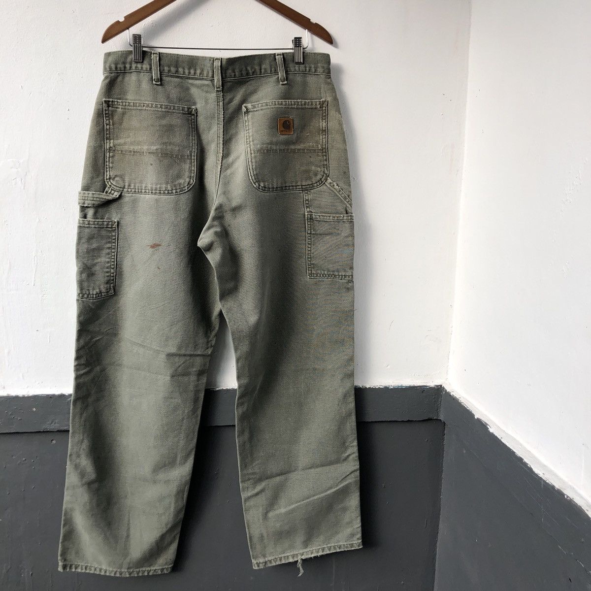 Carhartt × Carhartt Wip × Vintage Carhartt carpenter dungaree pants Size US 34 / EU 50 - 2 Thumbnail