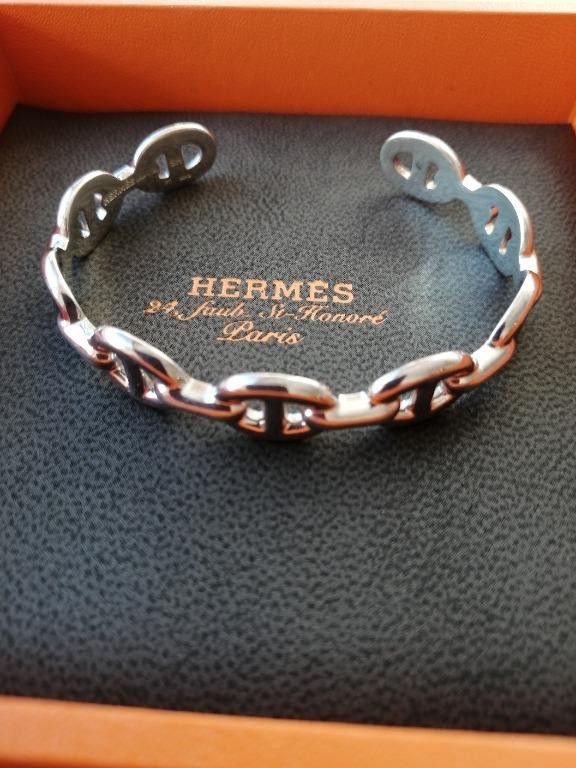 Hermes Hermes Silver Bracelet (preloved) Size ONE SIZE - 3 Thumbnail