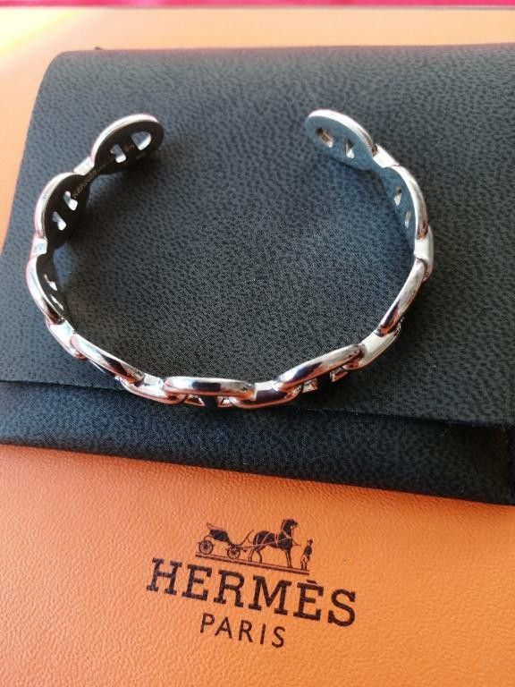 Hermes Hermes Silver Bracelet (preloved) Size ONE SIZE - 1 Thumbnail
