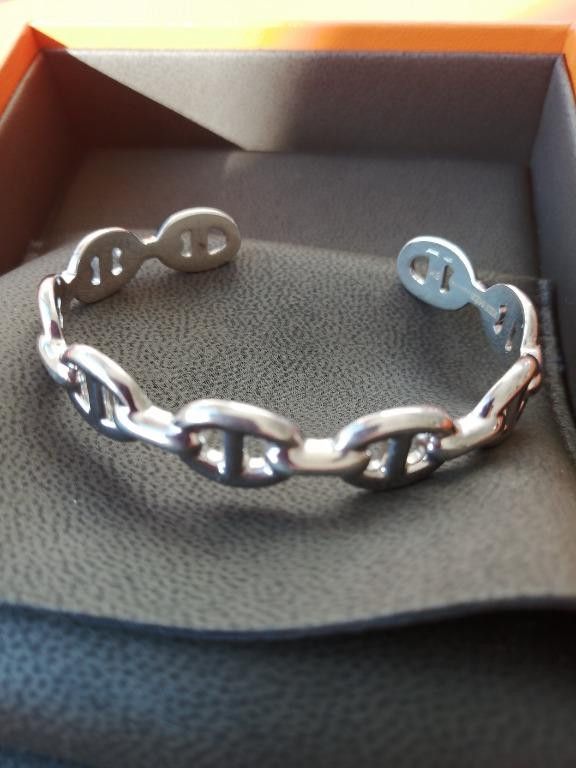 Hermes Hermes Silver Bracelet (preloved) Size ONE SIZE - 2 Thumbnail