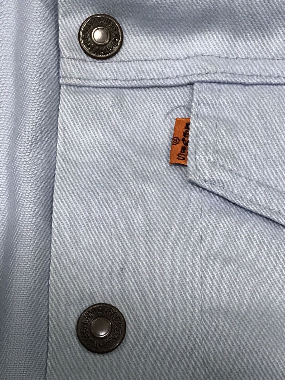 Levi's Vintage Clothing Vintage 1970s Levi's Saddleman Light Blue Jacket Orange Tab Size US S / EU 44-46 / 1 - 1 Thumbnail