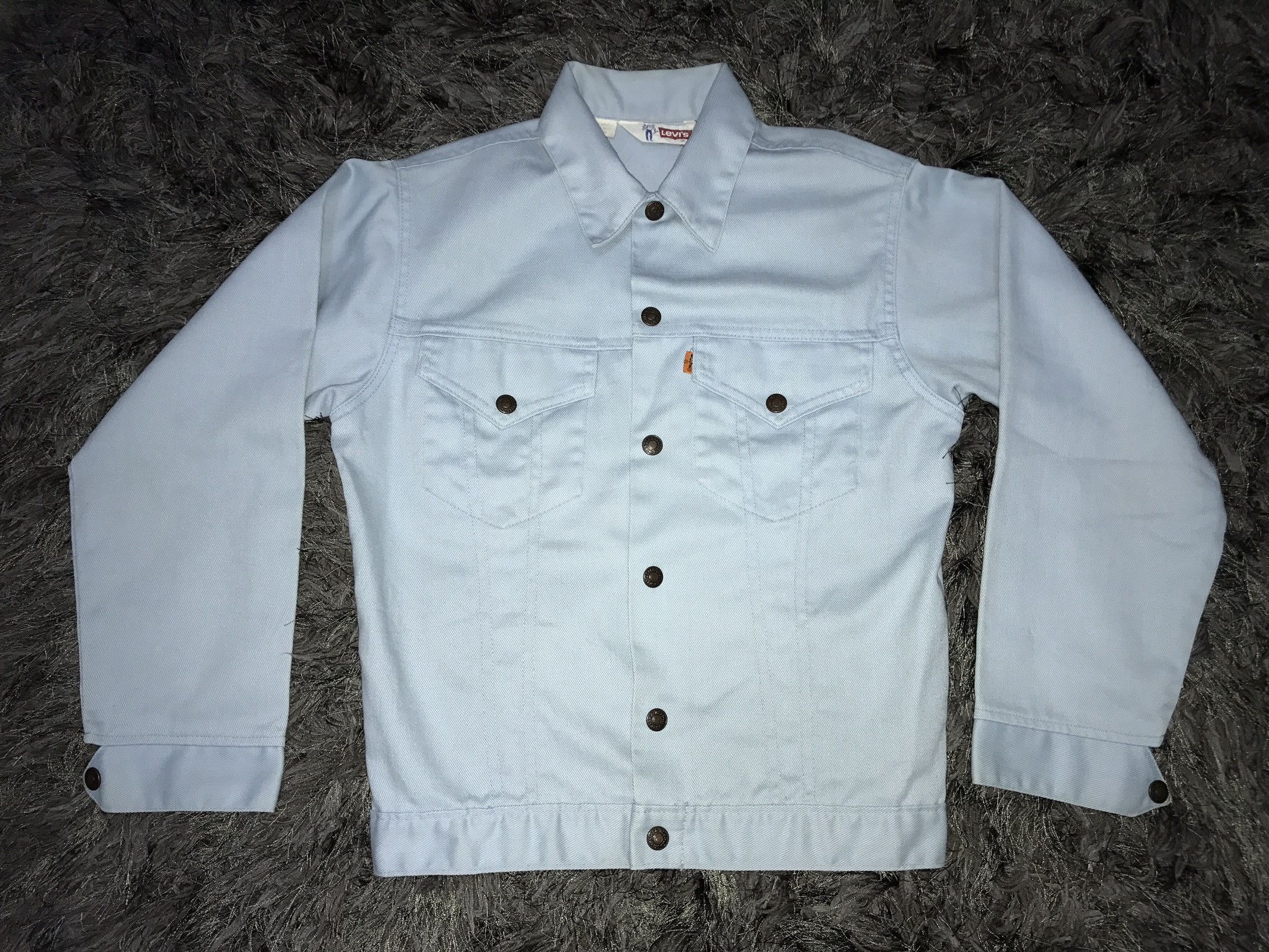 Levi's Vintage Clothing Vintage 1970s Levi's Saddleman Light Blue Jacket Orange Tab Size US S / EU 44-46 / 1 - 5 Thumbnail