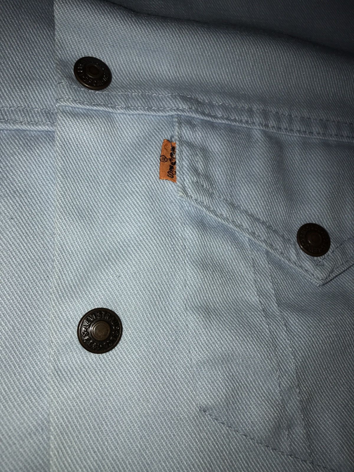 Levi's Vintage Clothing Vintage 1970s Levi's Saddleman Light Blue Jacket Orange Tab Size US S / EU 44-46 / 1 - 3 Thumbnail