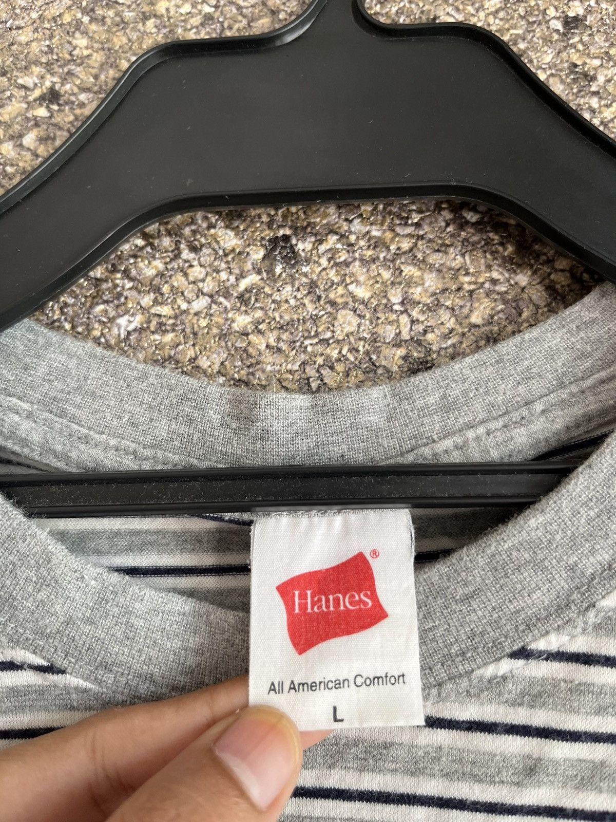 Vintage Hanes ft78 Size US L / EU 52-54 / 3 - 3 Thumbnail