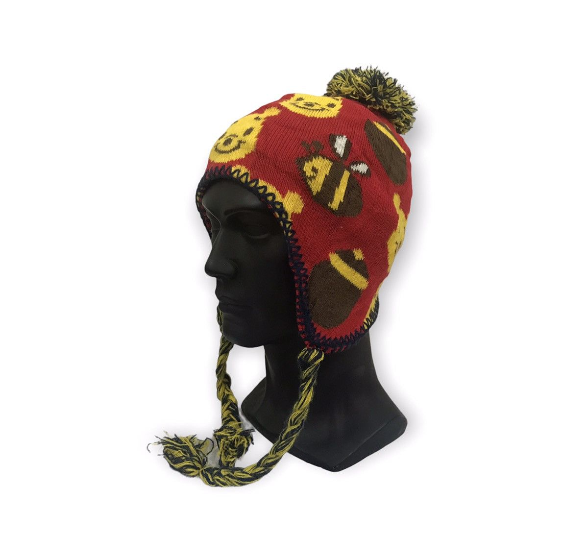 The Pooh Full Print Earflap Beanie Hat