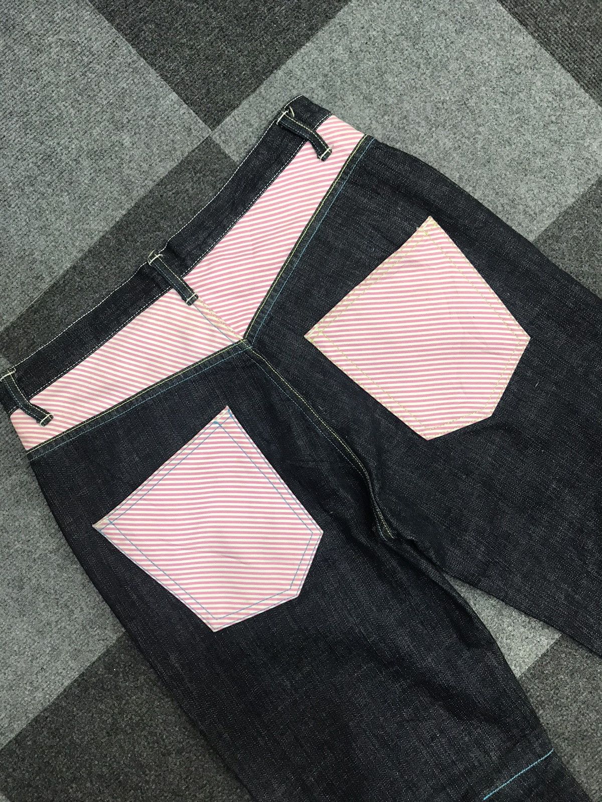 Japanese Brand GROOVERGRAND Japan Patch Style Denim Size US 33 - 9 Thumbnail