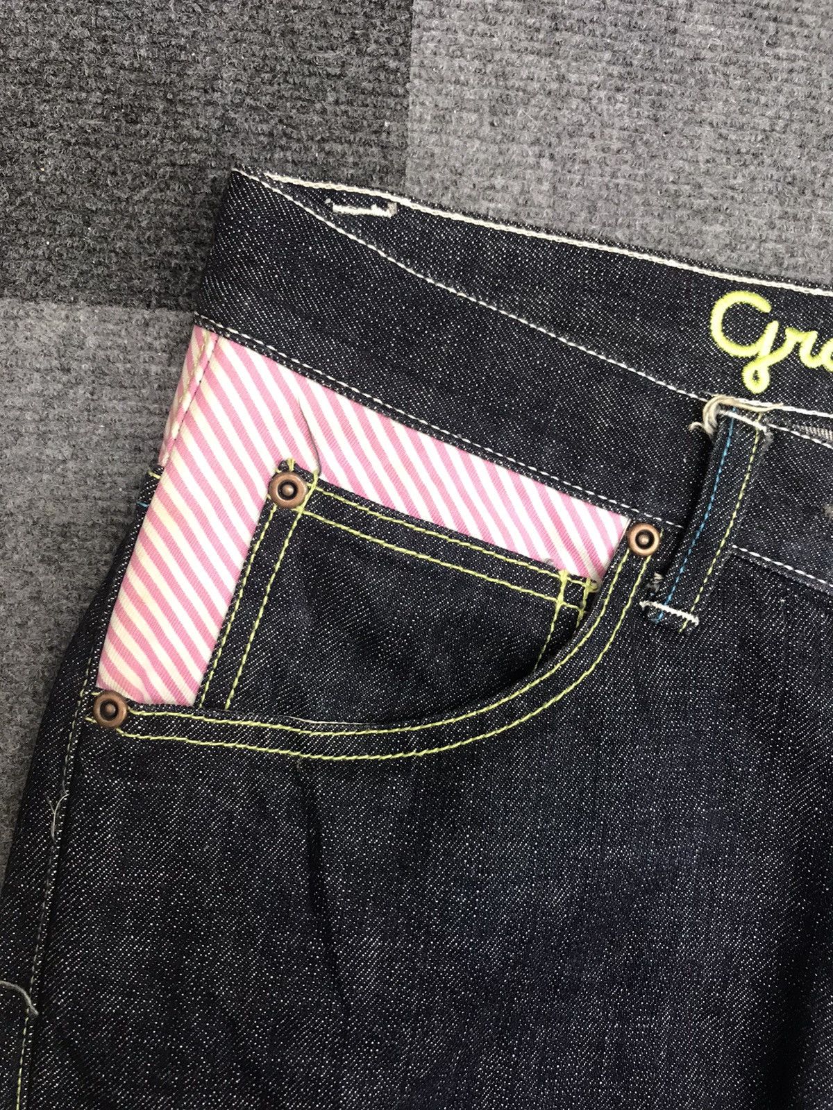 Japanese Brand GROOVERGRAND Japan Patch Style Denim Size US 33 - 7 Thumbnail