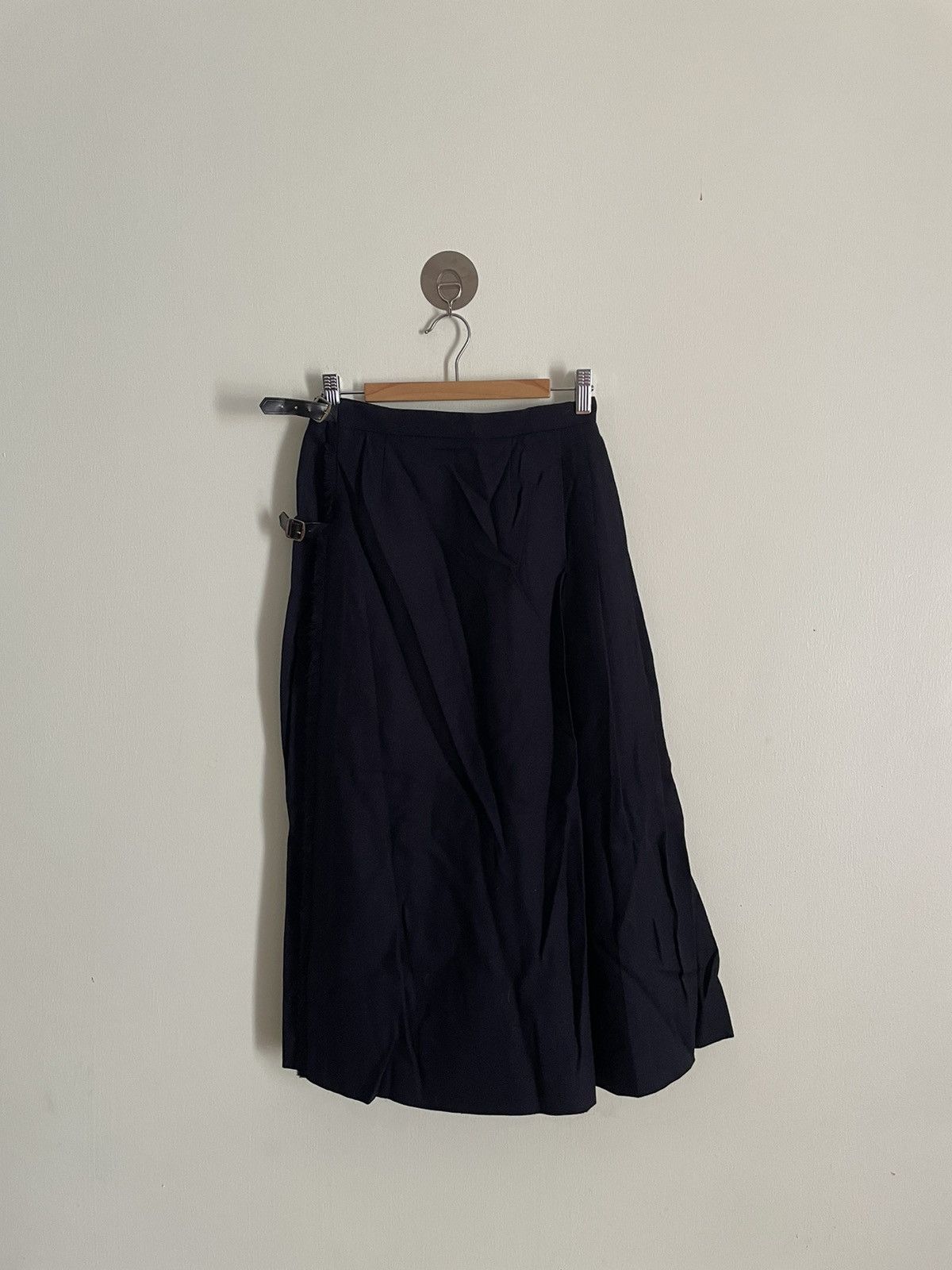 Aquascutum × Vintage Aquascutum buckle wrap skirt Size 24" / US 00 / IT 34 - 1 Thumbnail