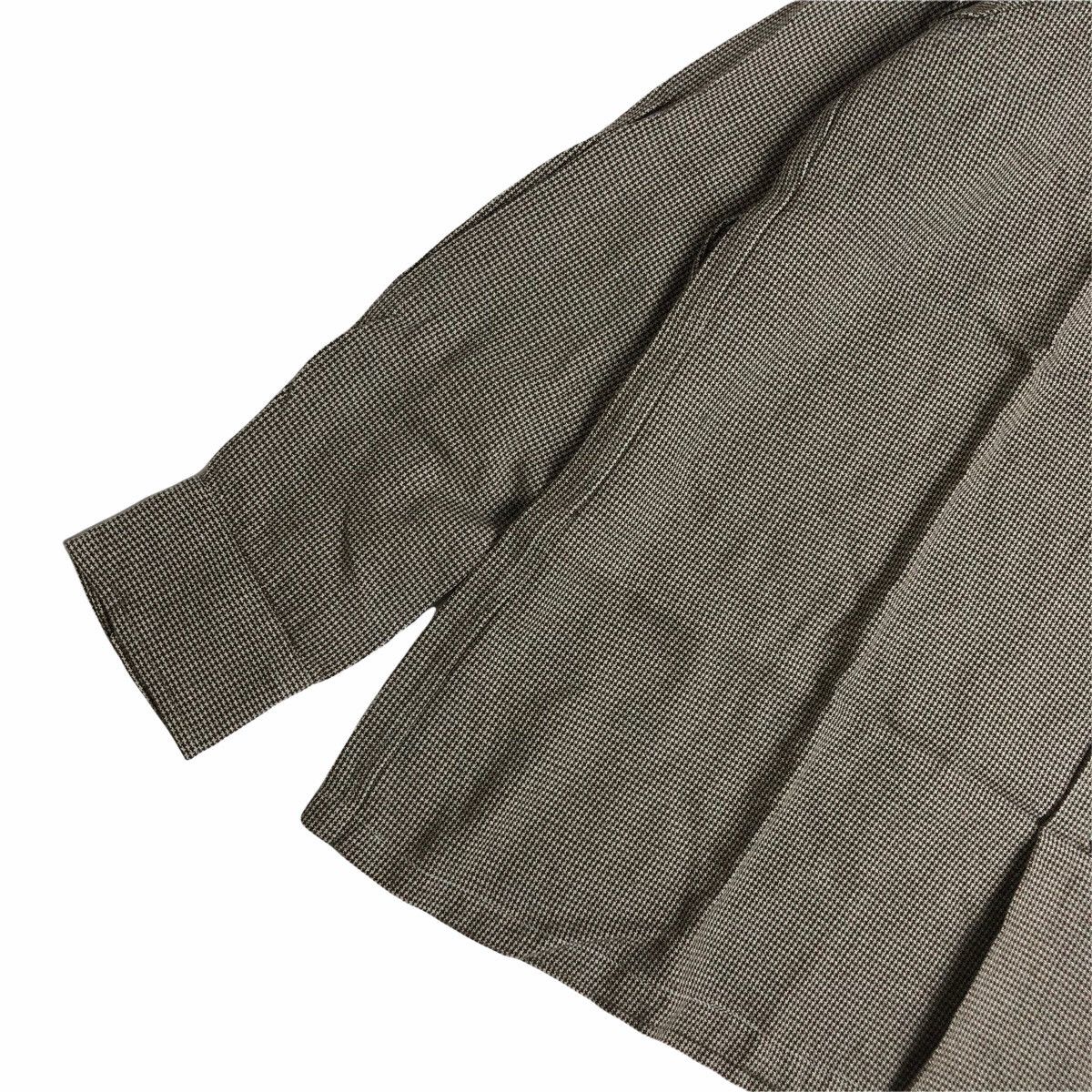 Katharine Hamnett London 1990s Katharine Hamnett - Houdstooth Rayon Shirt Size US L / EU 52-54 / 3 - 4 Thumbnail