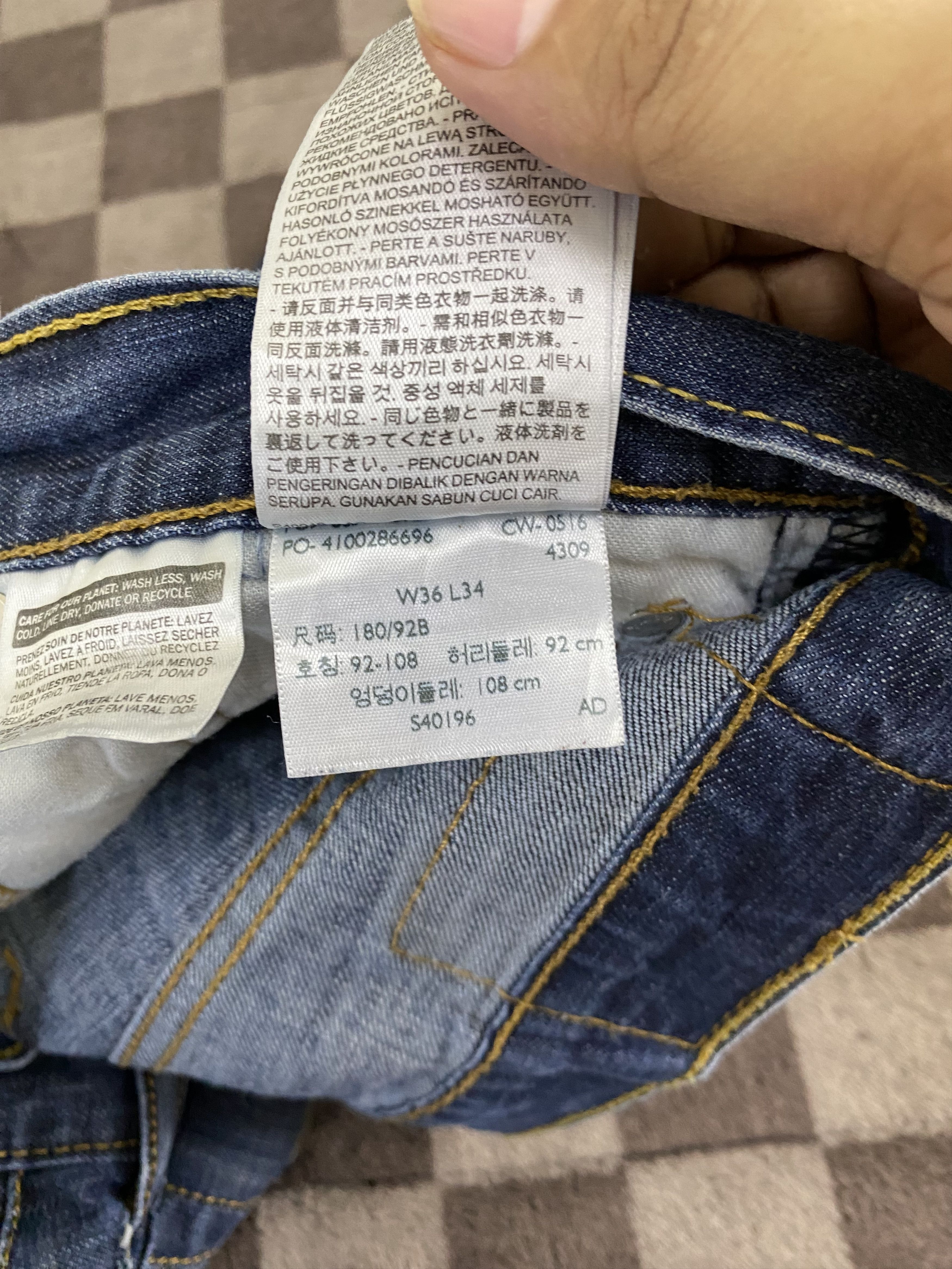 Levi's Levi's Lot 569 Loose Straight Denim Jean Size US 38 / EU 54 - 17 Thumbnail