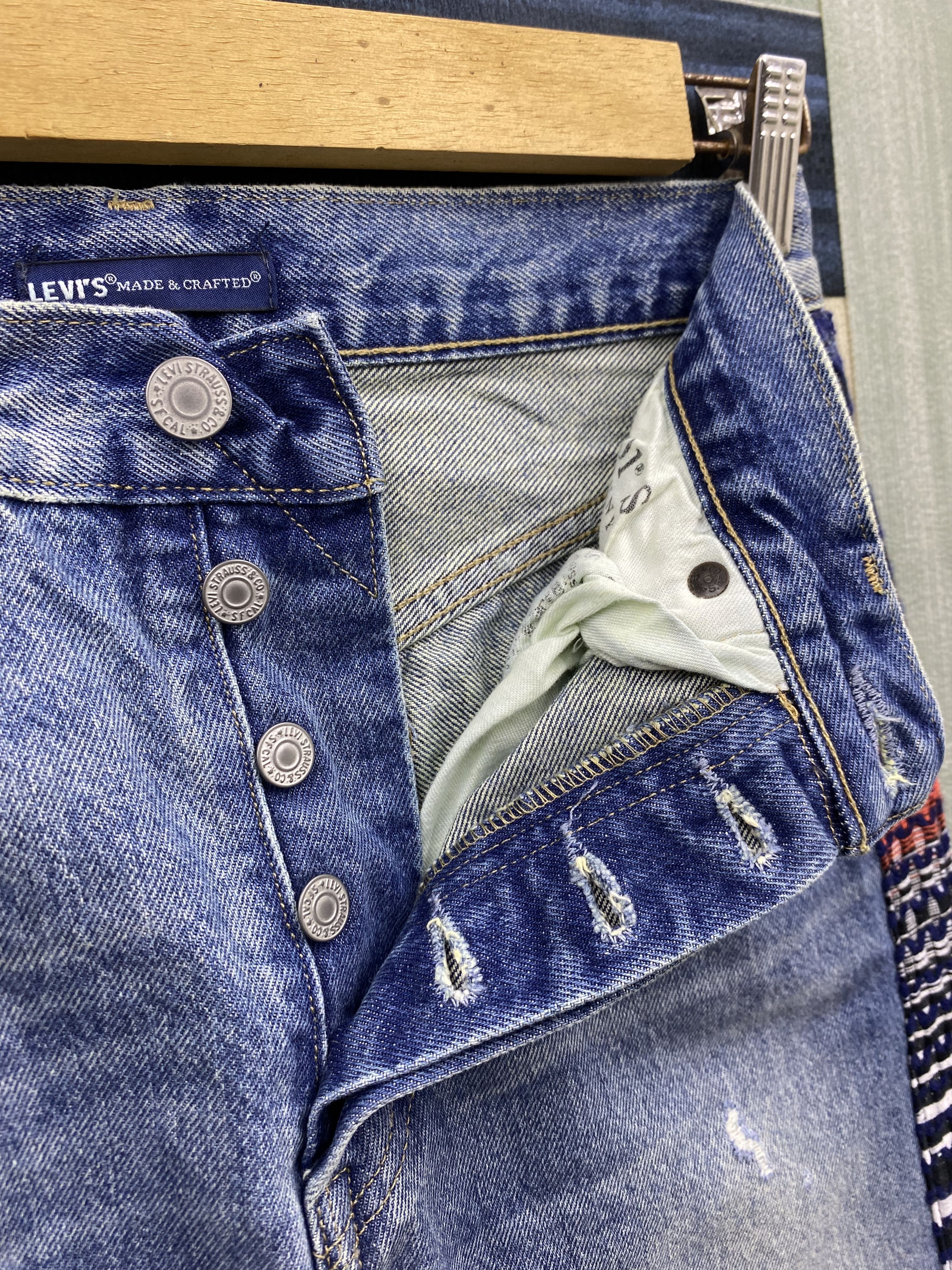 Levi's Made & Crafted Levi's 501 LMC Lover's Lane Skinny Selvedge Jean Size 27" / US 4 / IT 40 - 13 Thumbnail