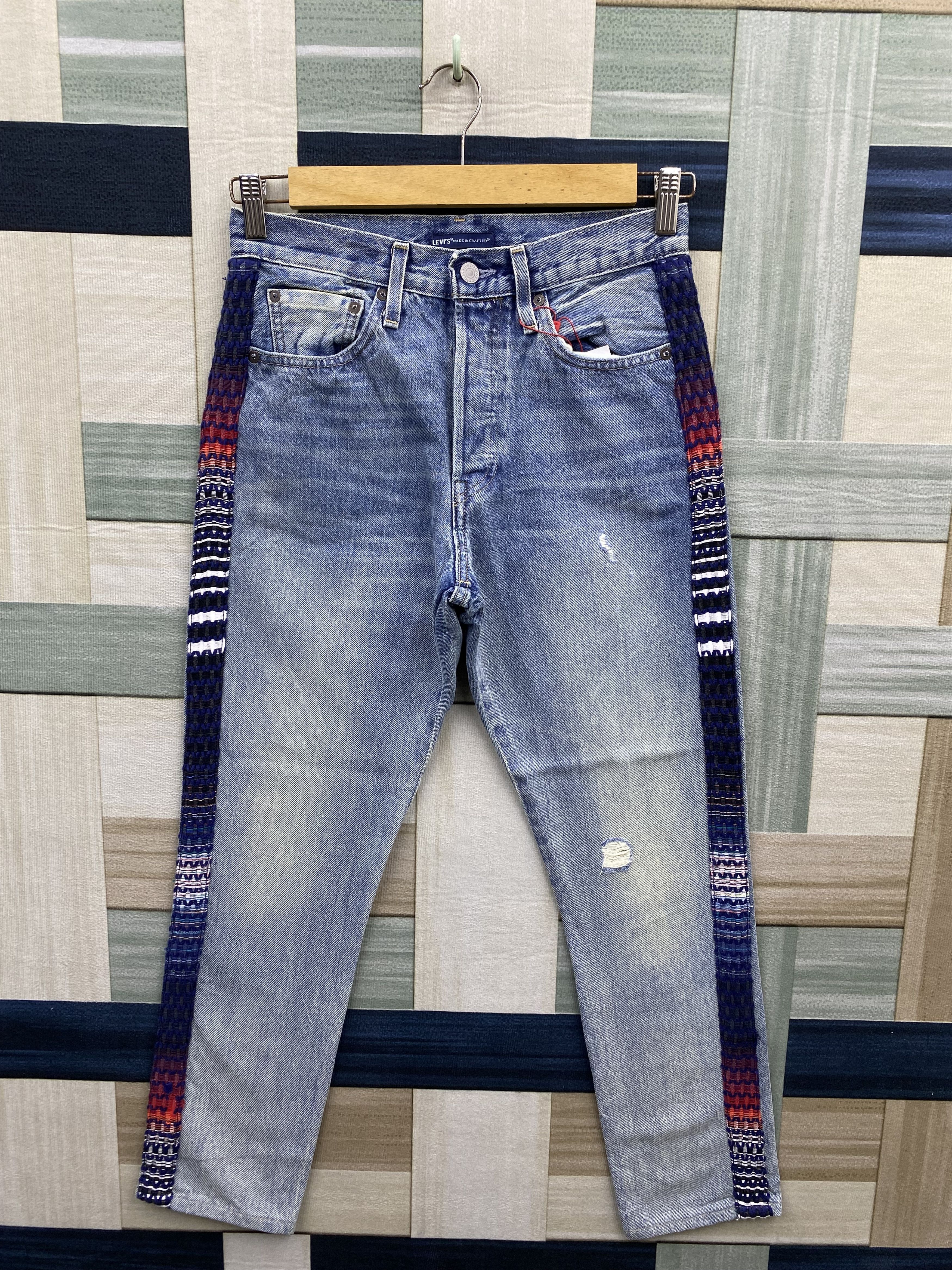 Levi's Made & Crafted Levi's 501 LMC Lover's Lane Skinny Selvedge Jean Size 27" / US 4 / IT 40 - 2 Thumbnail
