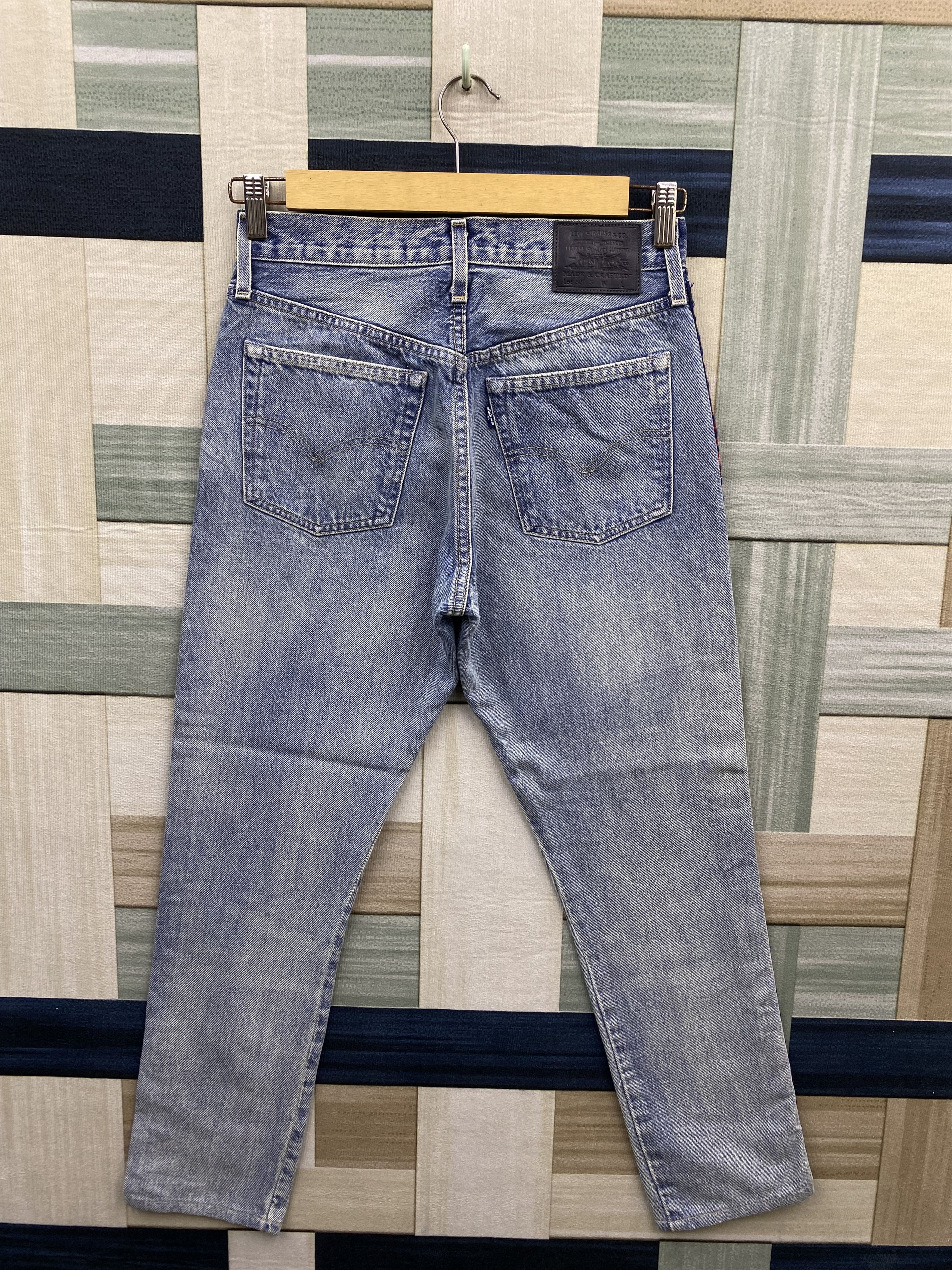Levi's Made & Crafted Levi's 501 LMC Lover's Lane Skinny Selvedge Jean Size 27" / US 4 / IT 40 - 3 Thumbnail