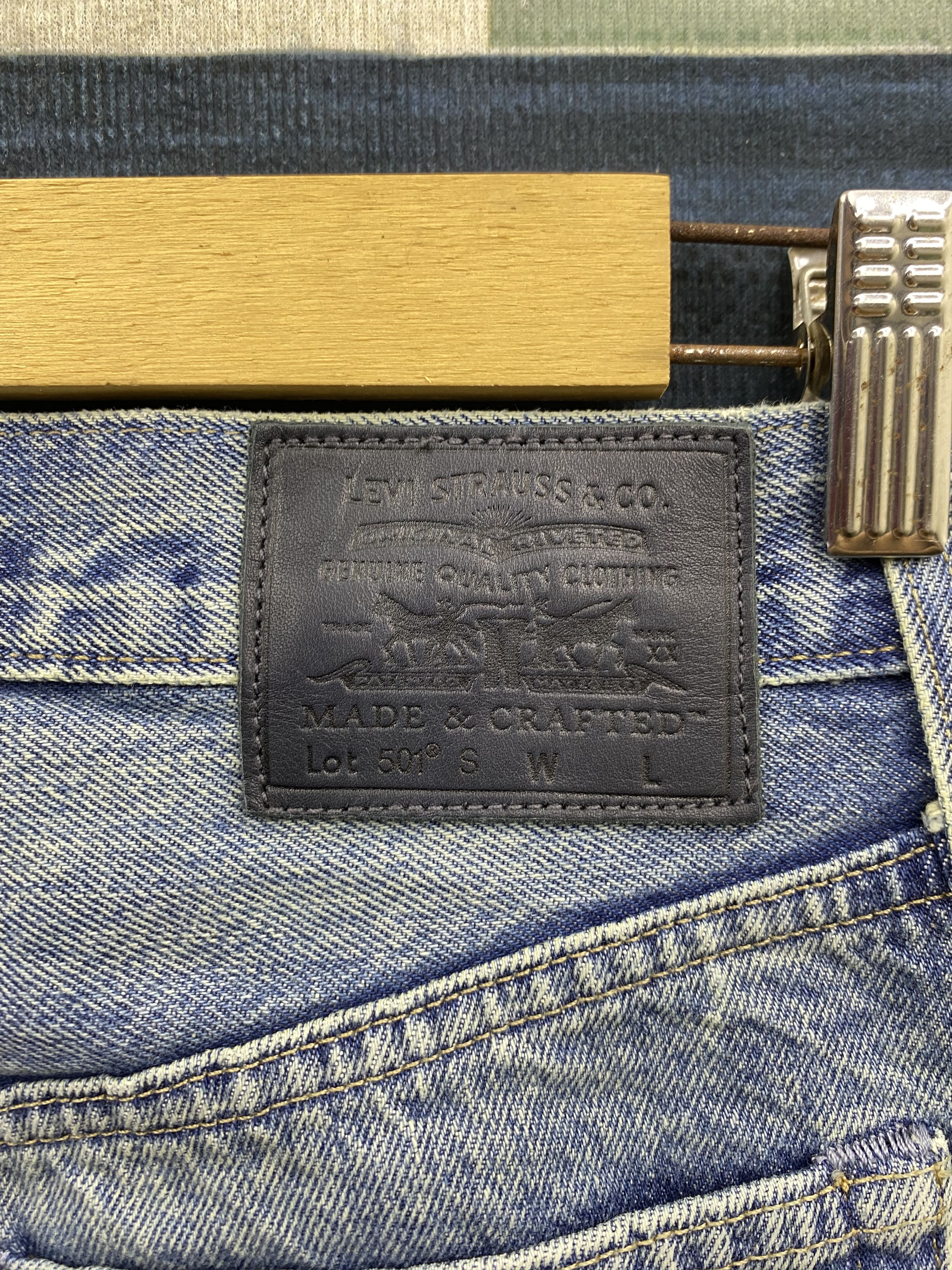 Levi's Made & Crafted Levi's 501 LMC Lover's Lane Skinny Selvedge Jean Size 27" / US 4 / IT 40 - 6 Thumbnail