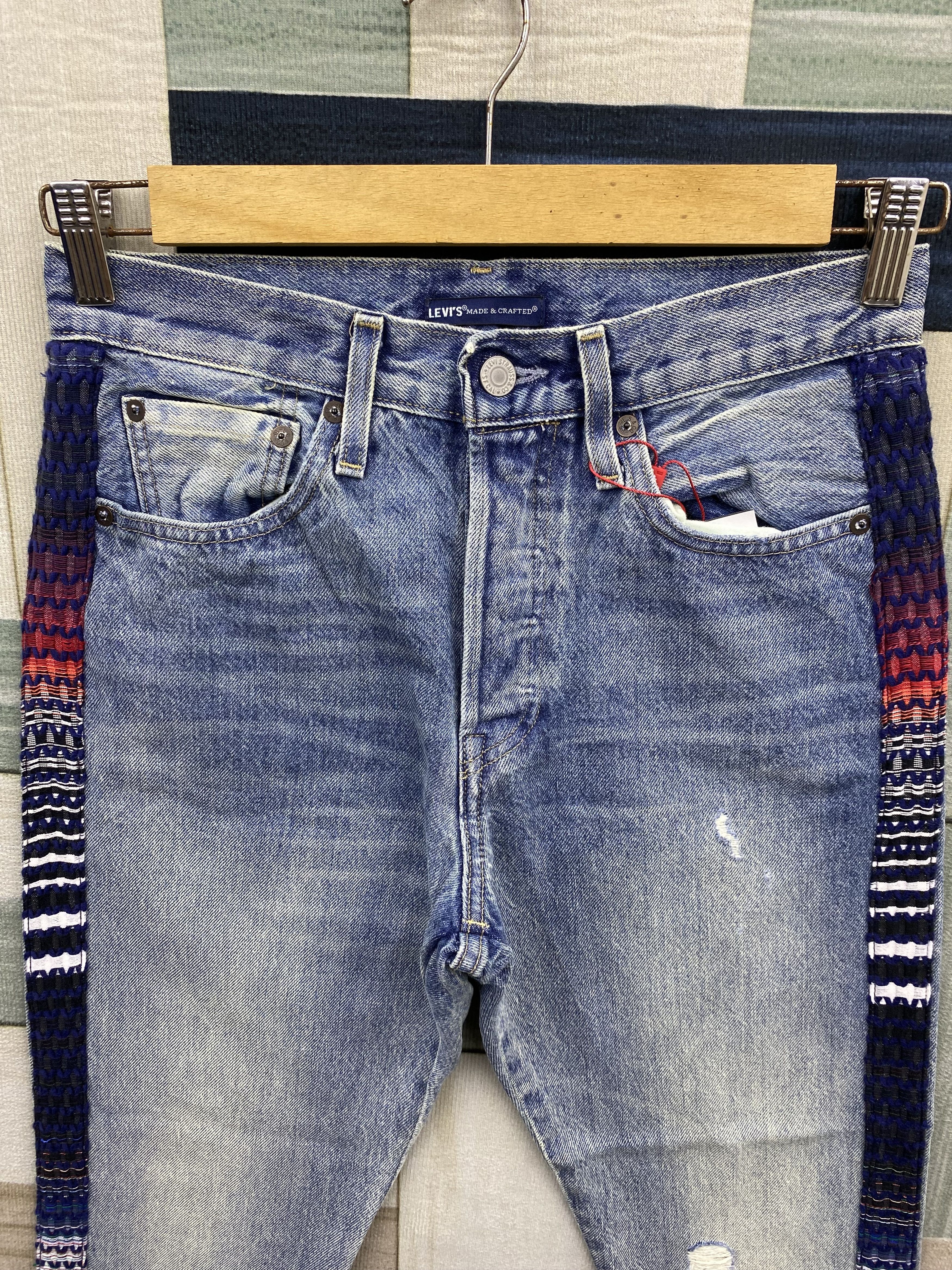 Levi's Made & Crafted Levi's 501 LMC Lover's Lane Skinny Selvedge Jean Size 27" / US 4 / IT 40 - 4 Thumbnail