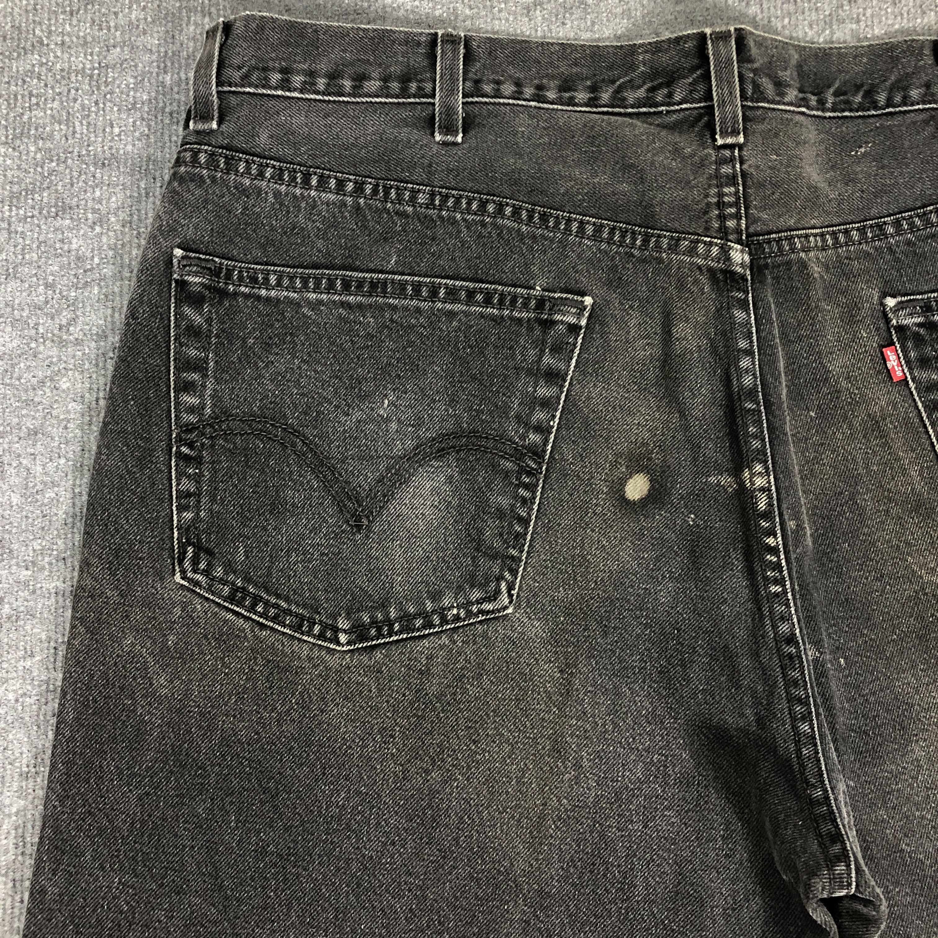 Levi's Vintage Y2k Levi's 550 Relaxed Fit Faded Denim Jean Size US 43 - 12 Thumbnail