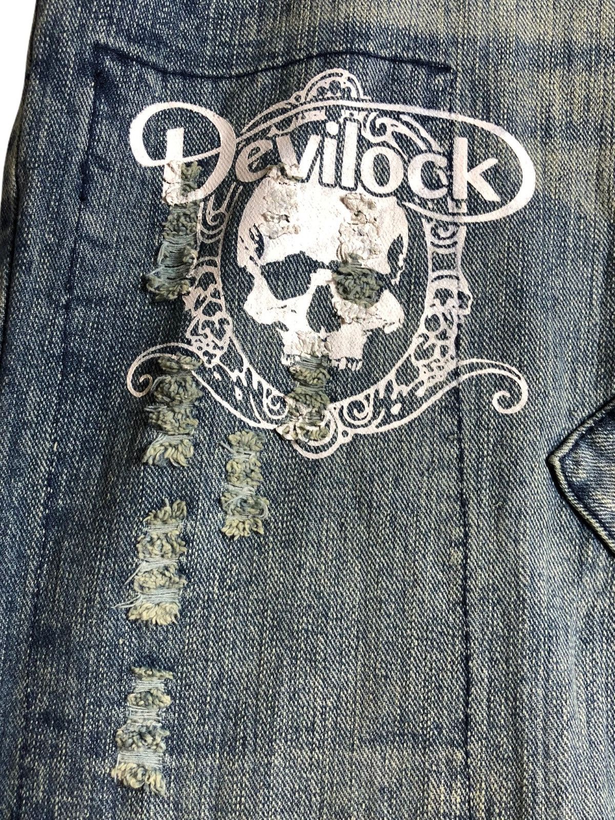 Devilock × If Six Was Nine × Japanese Brand Japanese Brand Devilock Skull logo distressed denime Size US 33 - 6 Thumbnail