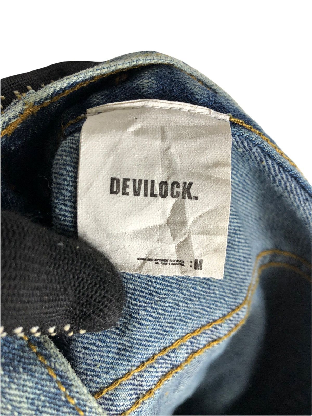 Devilock × If Six Was Nine × Japanese Brand Japanese Brand Devilock Skull logo distressed denime Size US 33 - 16 Thumbnail