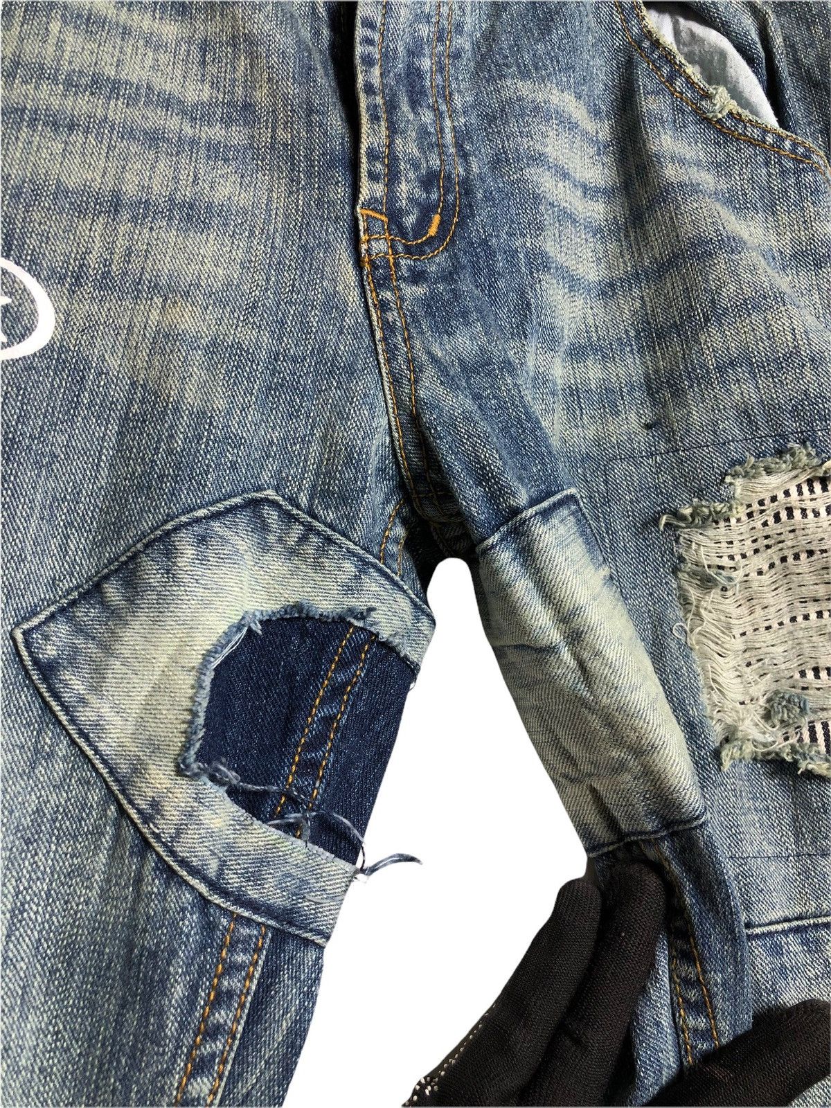 Devilock × If Six Was Nine × Japanese Brand Japanese Brand Devilock Skull logo distressed denime Size US 33 - 8 Thumbnail