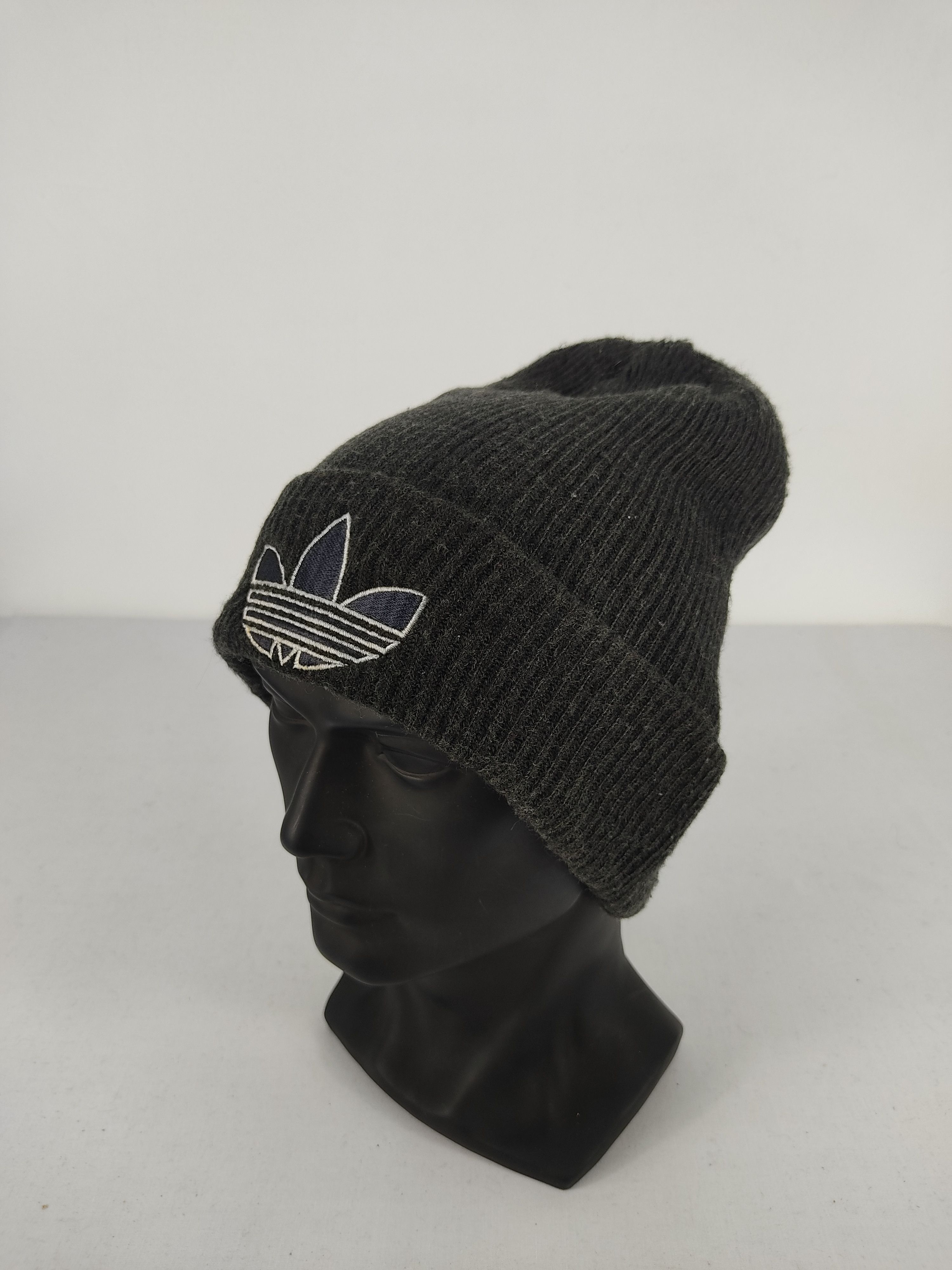 Vintage 90's Adidas Trefoil Beanie / Snow Hat / Snow Cap