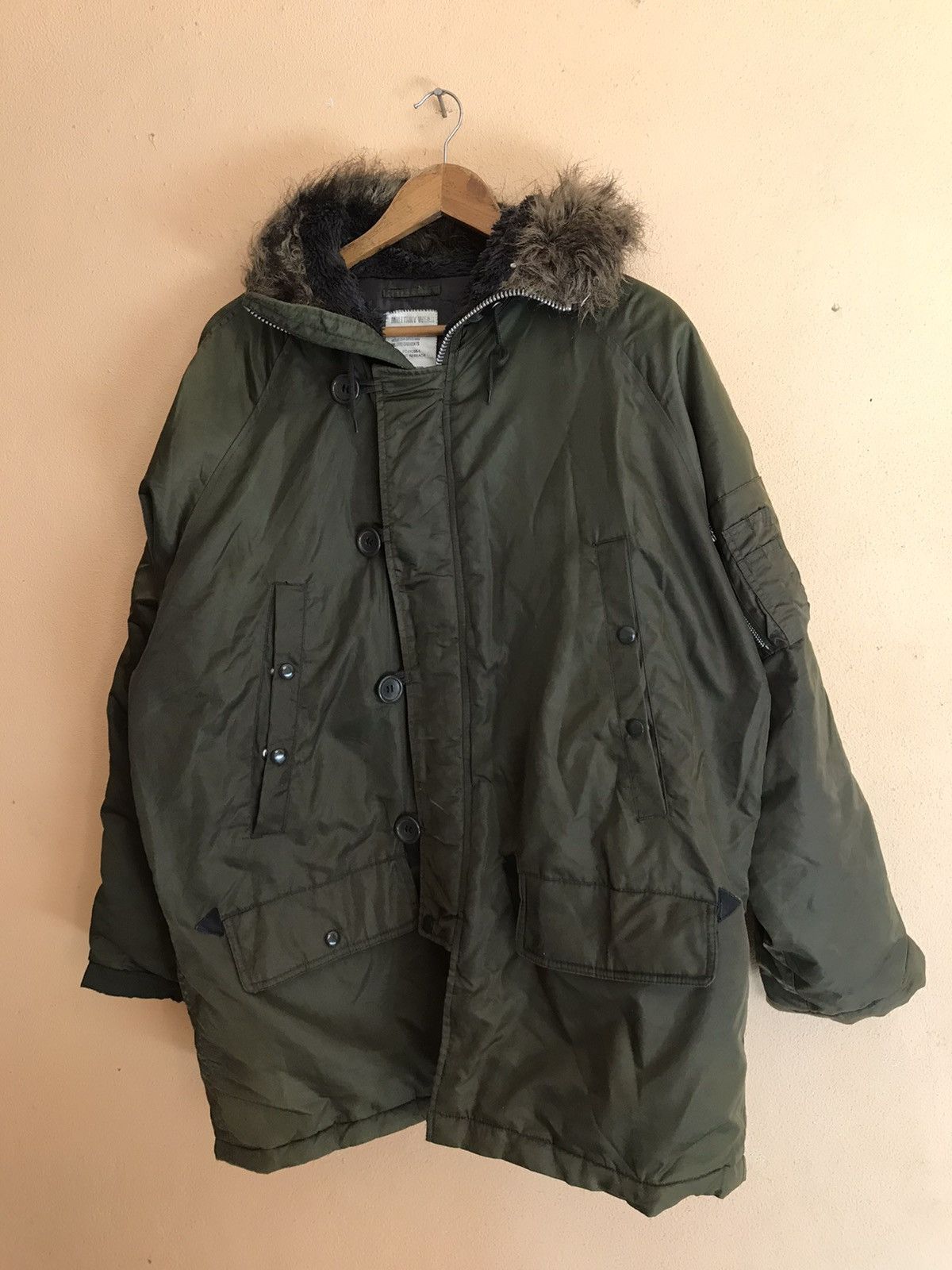 Vintage VINTAGE MILITARY GARMENT FLIGHT RESEACH JACKET Size US XL / EU 56 / 4 - 2 Thumbnail