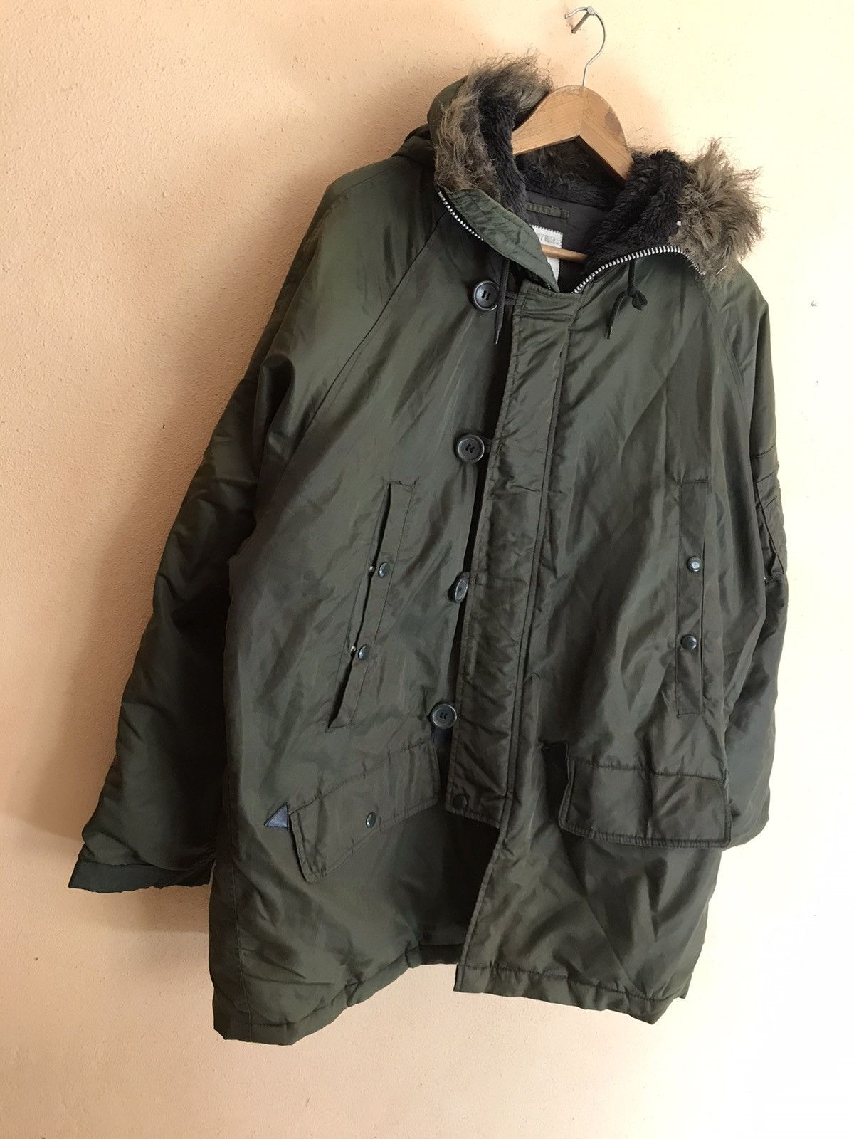 Vintage VINTAGE MILITARY GARMENT FLIGHT RESEACH JACKET Size US XL / EU 56 / 4 - 4 Thumbnail