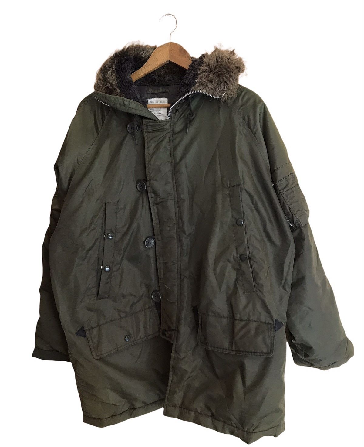 Vintage VINTAGE MILITARY GARMENT FLIGHT RESEACH JACKET Size US XL / EU 56 / 4 - 1 Thumbnail