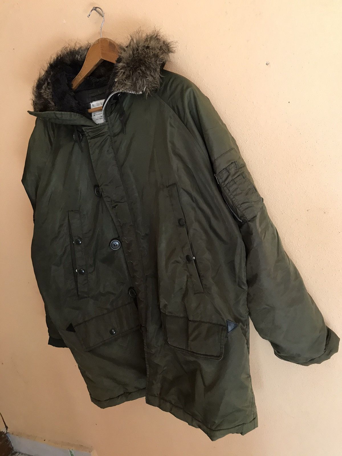 Vintage VINTAGE MILITARY GARMENT FLIGHT RESEACH JACKET Size US XL / EU 56 / 4 - 3 Thumbnail