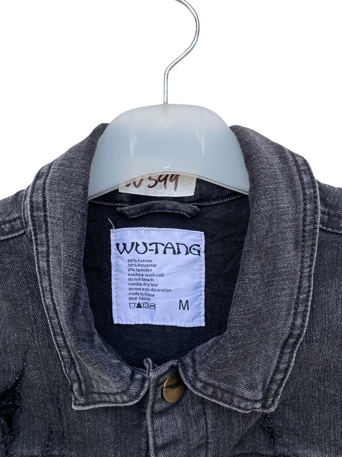 Wu-Tang Clan Wutang Thrased and Distressed Denim Jacket Size US M / EU 48-50 / 2 - 4 Thumbnail