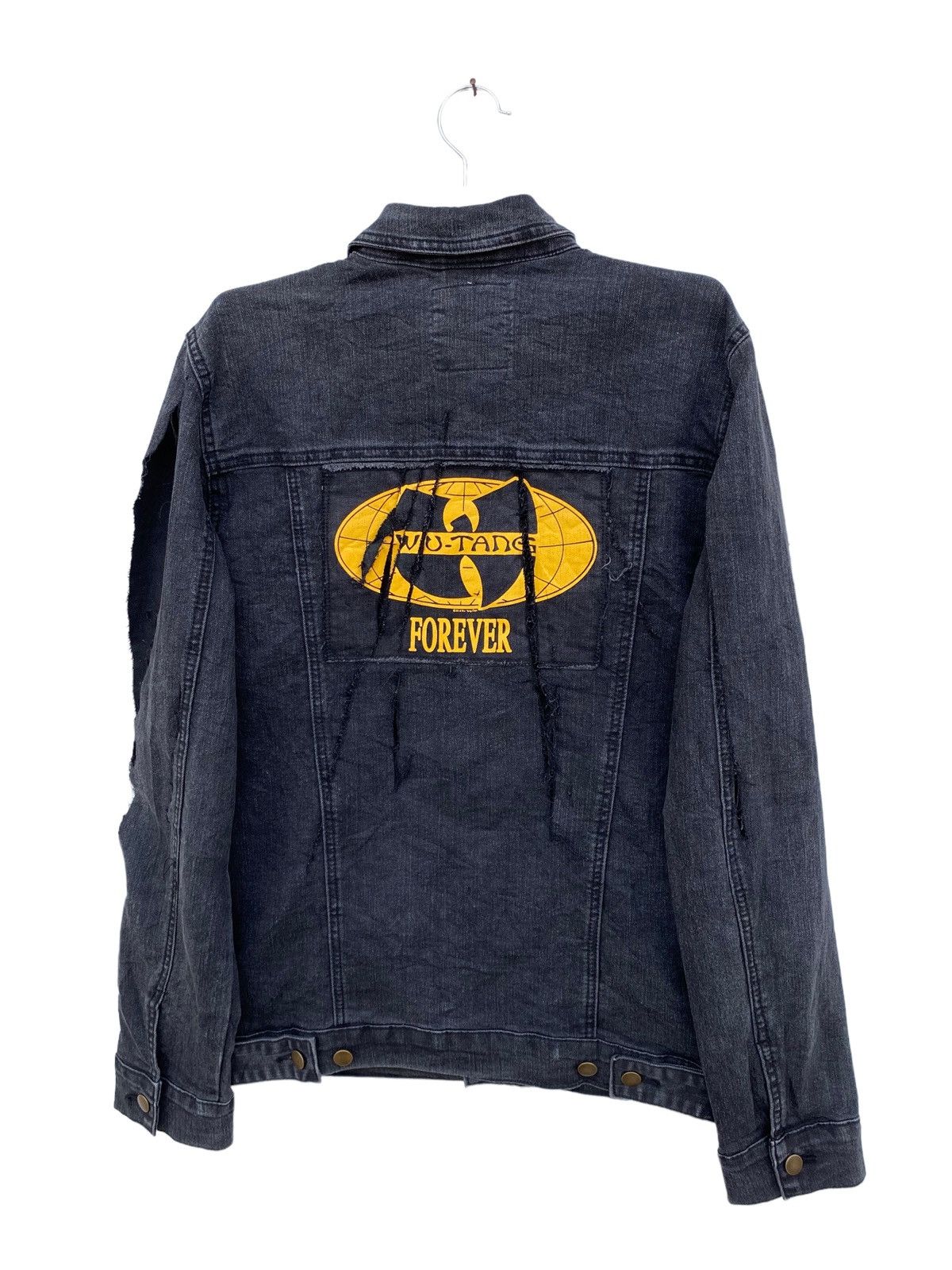 Wu-Tang Clan Wutang Thrased and Distressed Denim Jacket Size US M / EU 48-50 / 2 - 7 Thumbnail