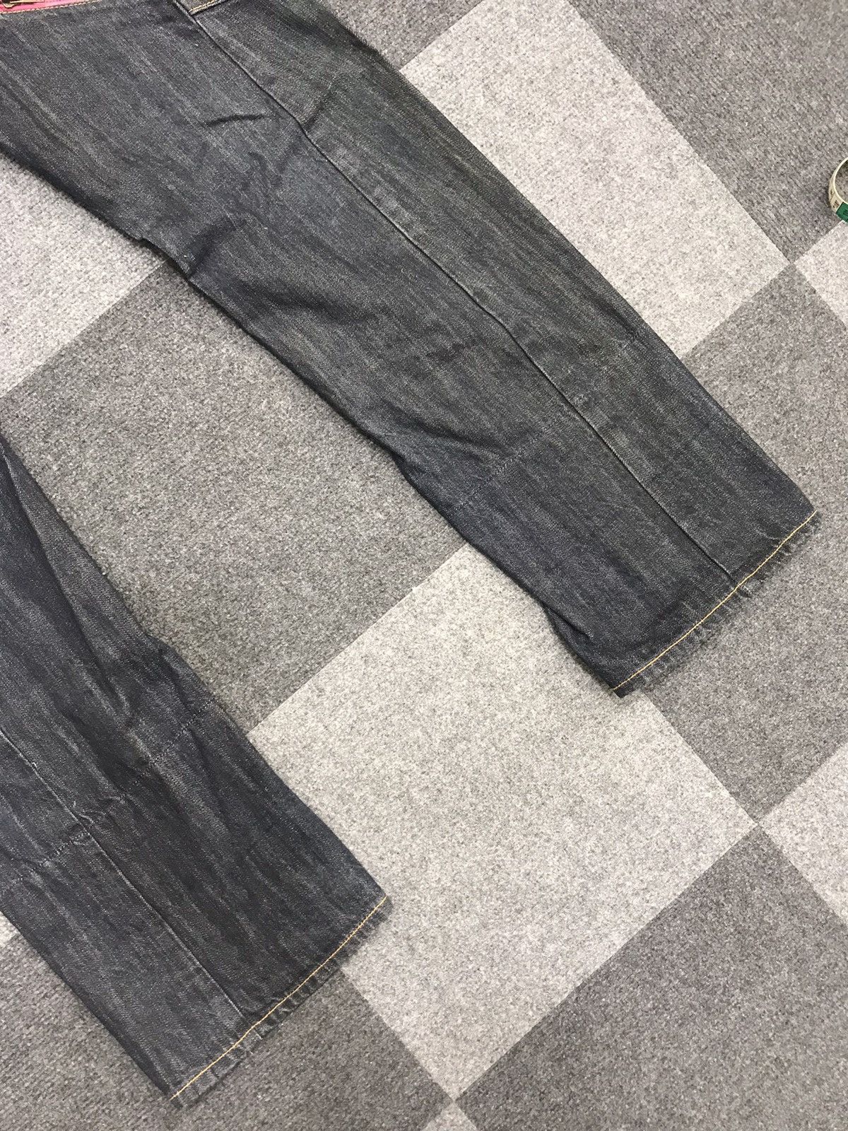 Japanese Brand Sorridere Japan Double Waist Zipper Twisted Jeans Size US 33 - 5 Thumbnail