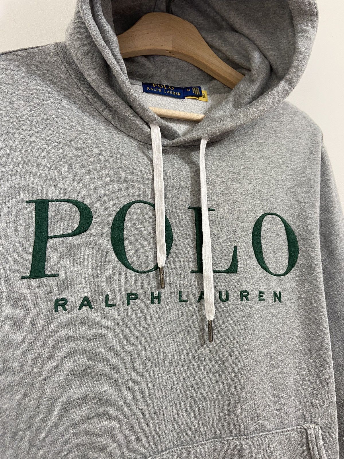 Vintage Polo Ralph Lauren Vintage Hoodie Big Logo Size US M / EU 48-50 / 2 - 7 Thumbnail