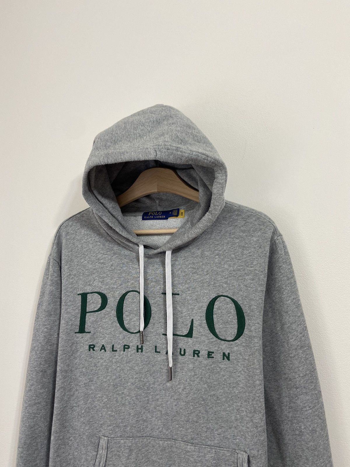 Vintage Polo Ralph Lauren Vintage Hoodie Big Logo Size US M / EU 48-50 / 2 - 2 Thumbnail